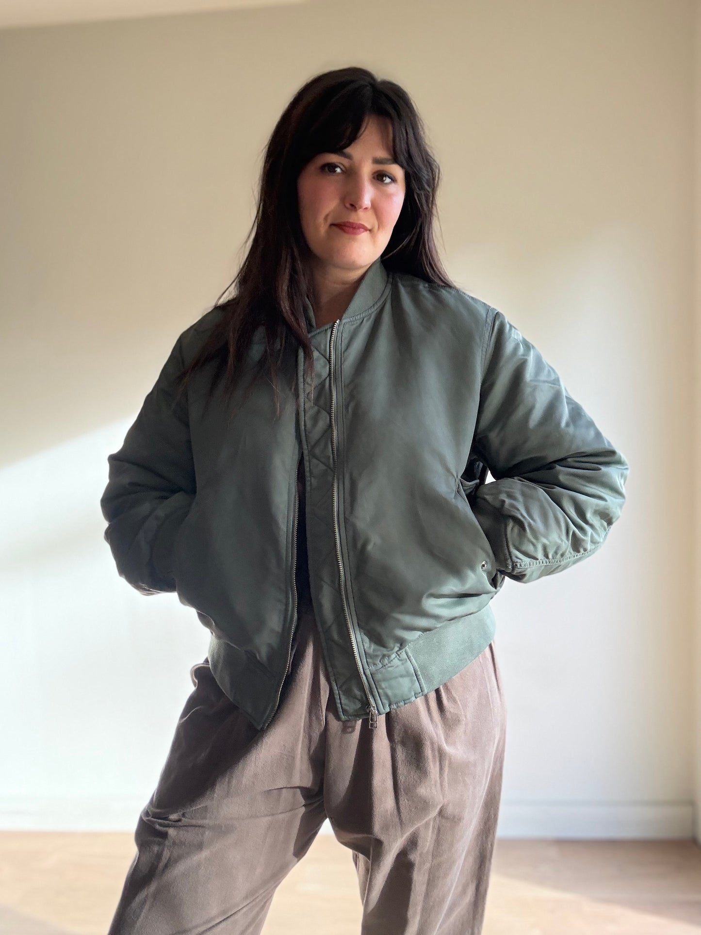 Uniqlo Padded Bomber Jacket, M