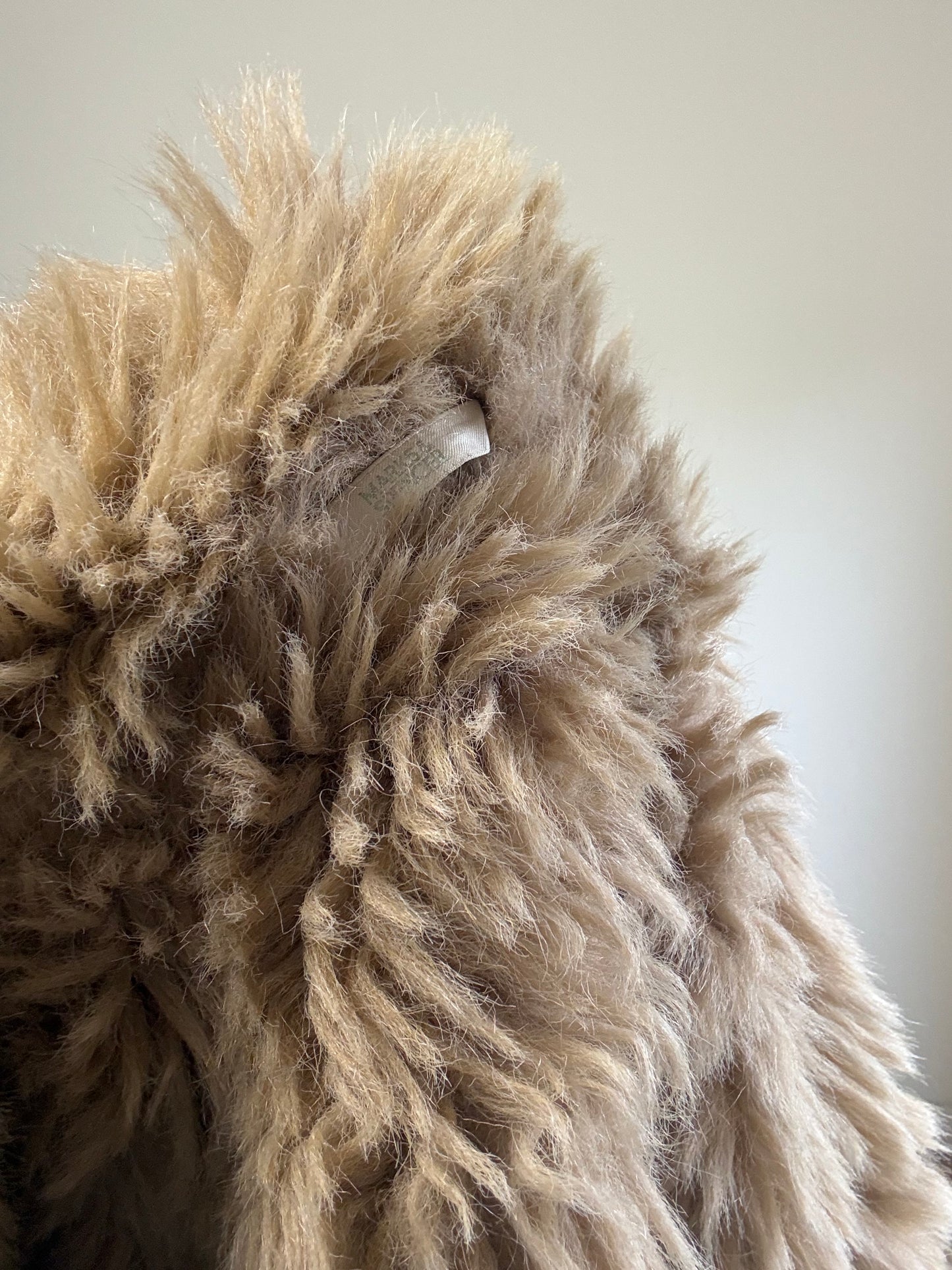 Vintage M&S Faux Fur & Suede Jacket, L