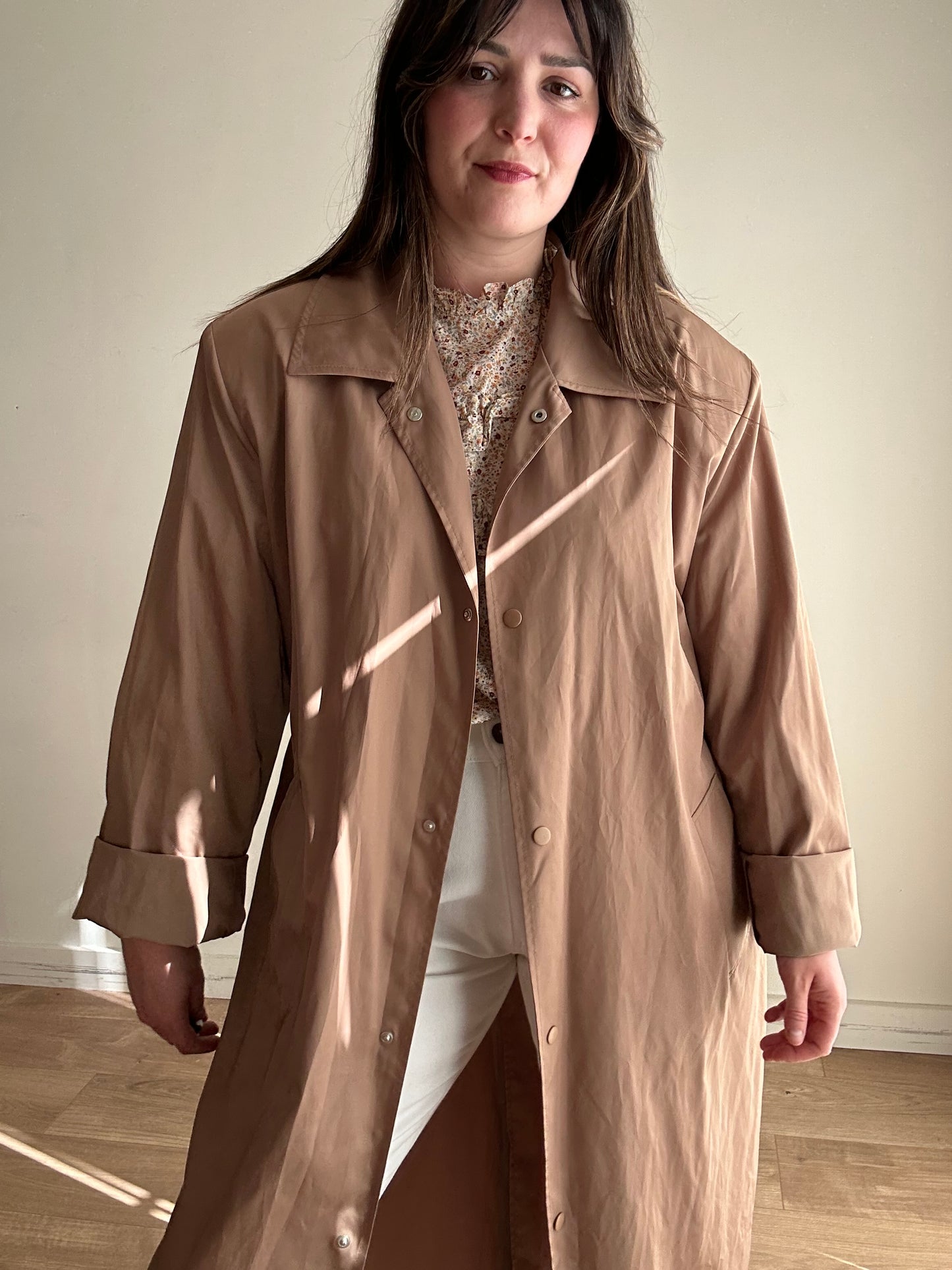 The Frankie Shop Lightweight Trench Coat, XS/S