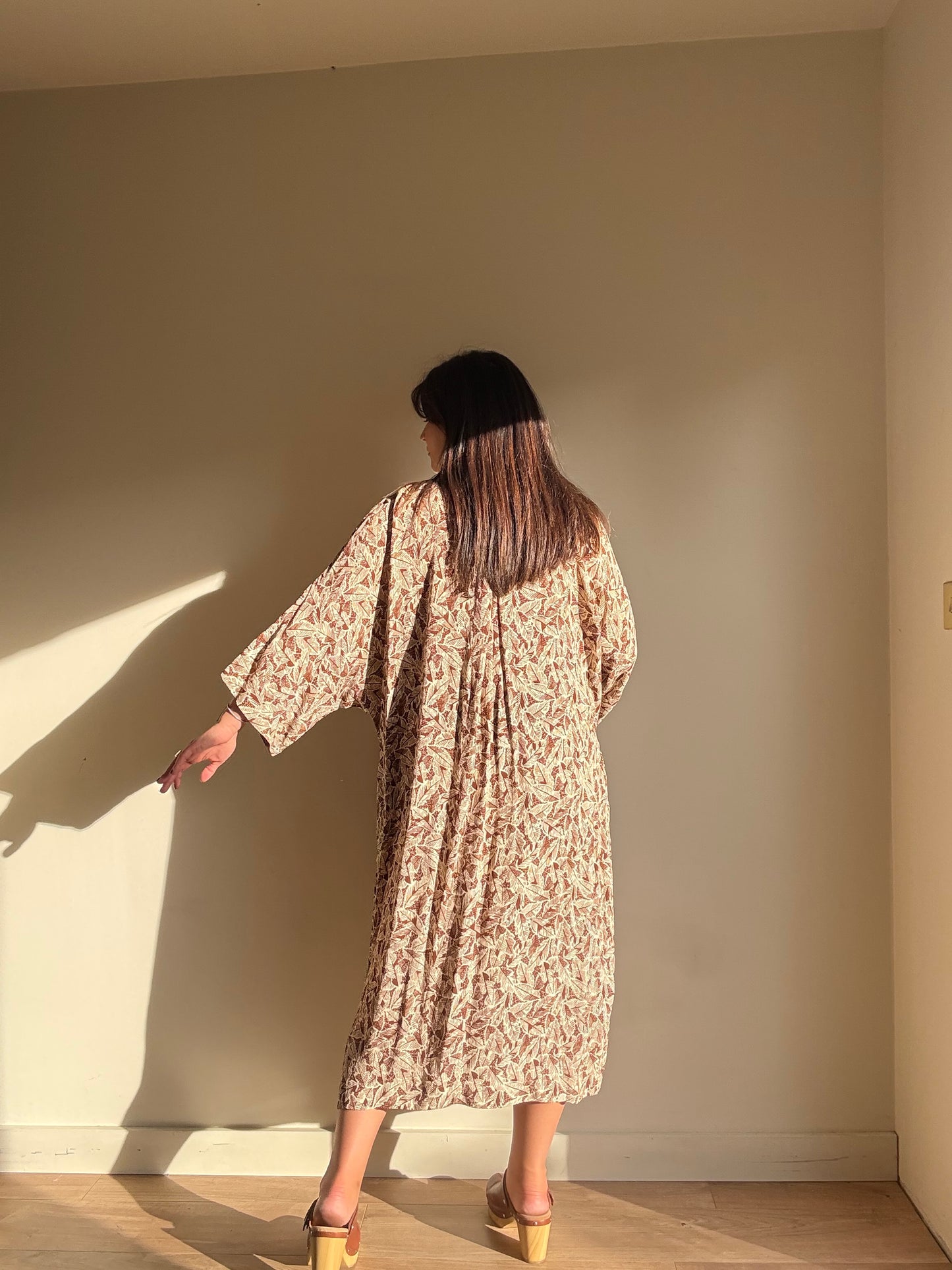 Toast Printed Midi Shirt Dress, L-XL