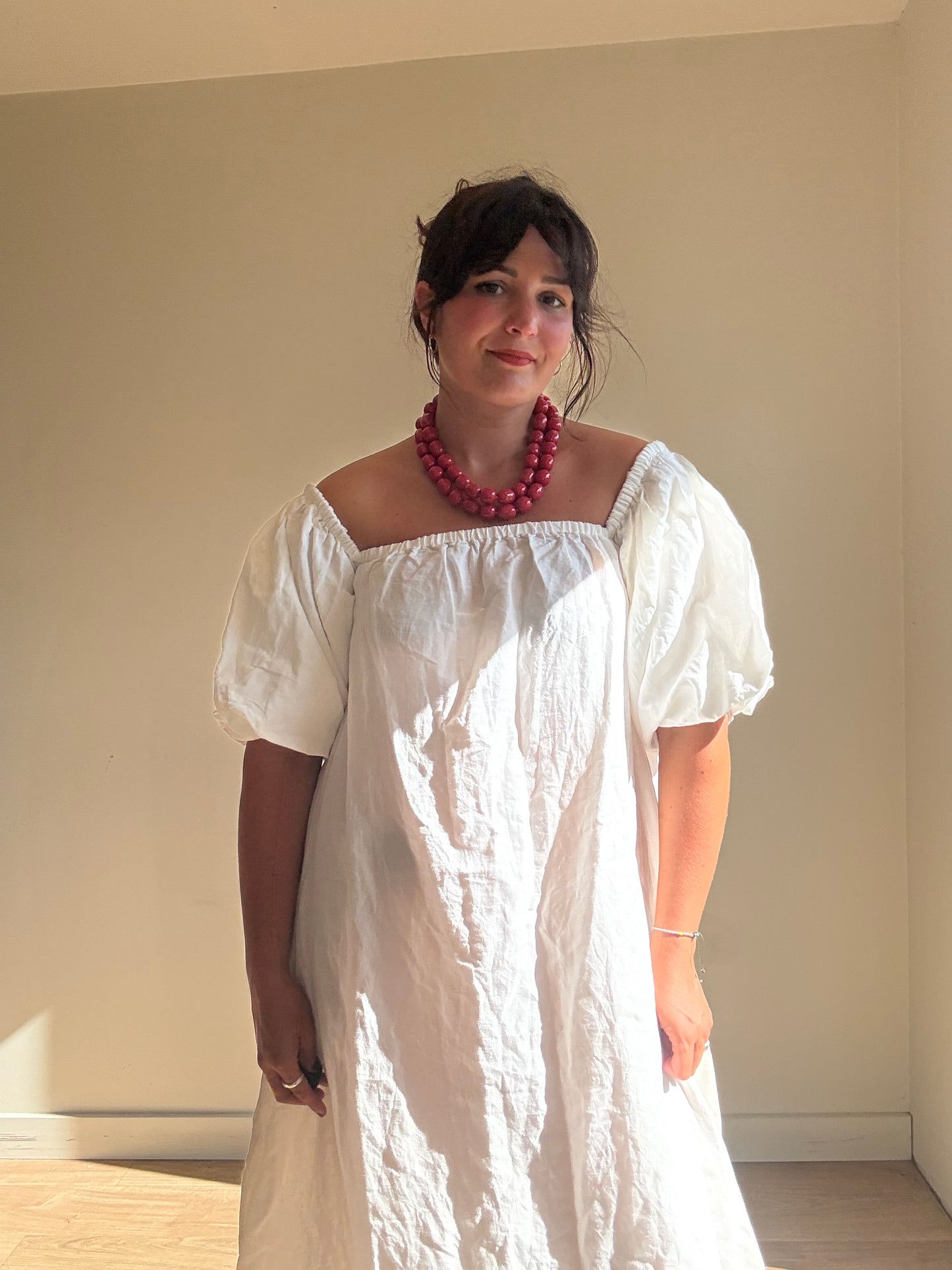 Pretty Lavish NEW Cotton Linen Dress, S