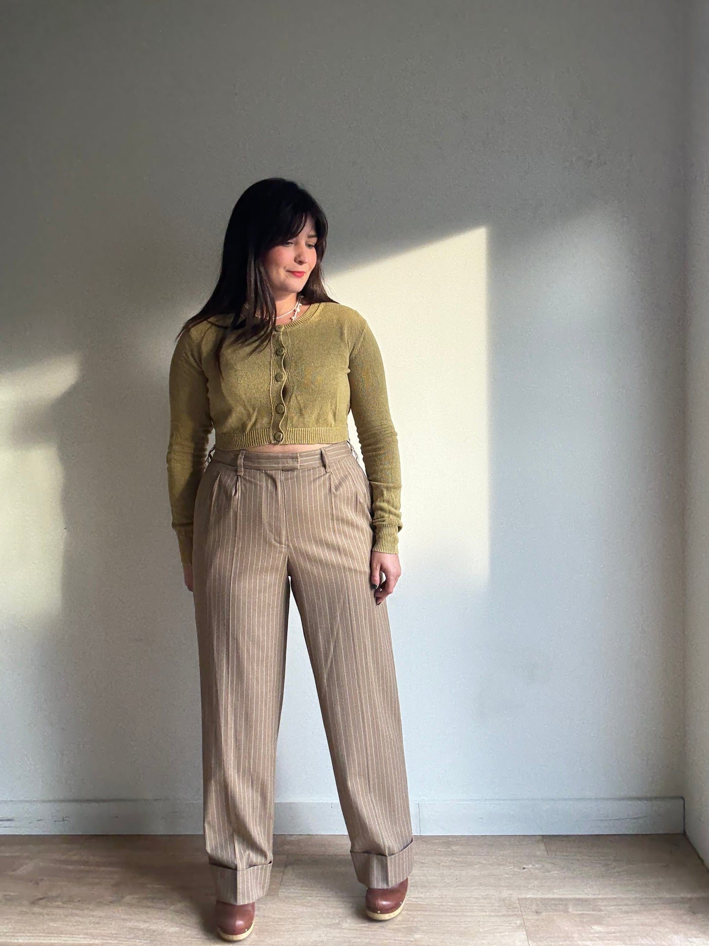 Rag & Bone NY Pinstripe Marianne Trousers, 14
