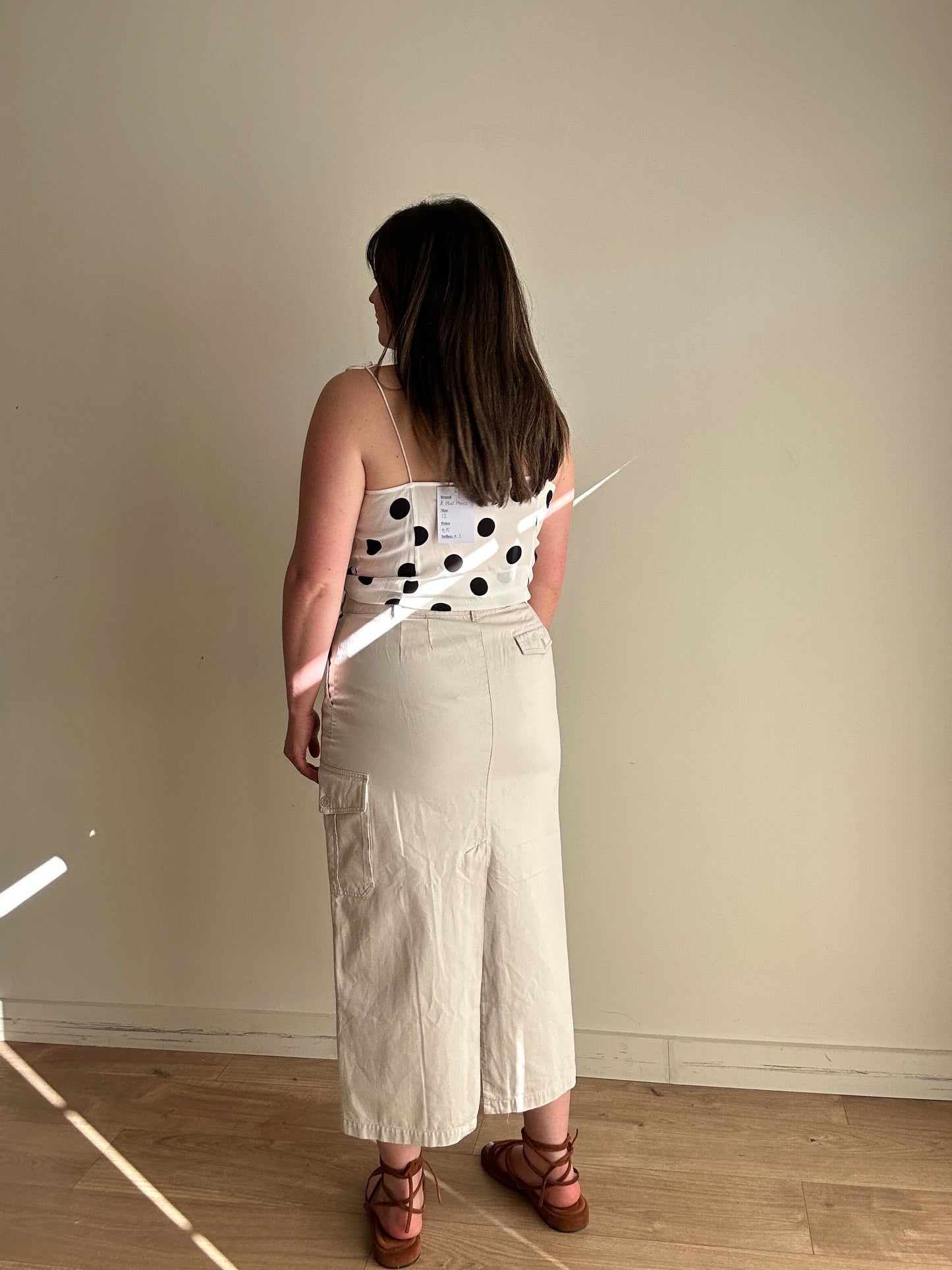 Vintage Utility Midi Skirt, 12-14