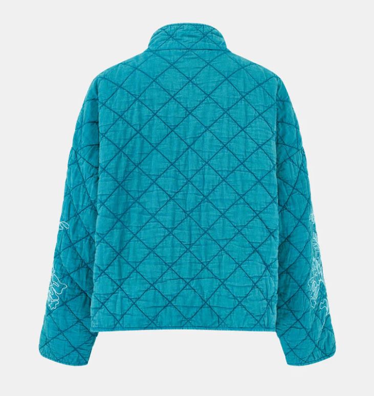 East Embroidered Quilted Jacket, XL