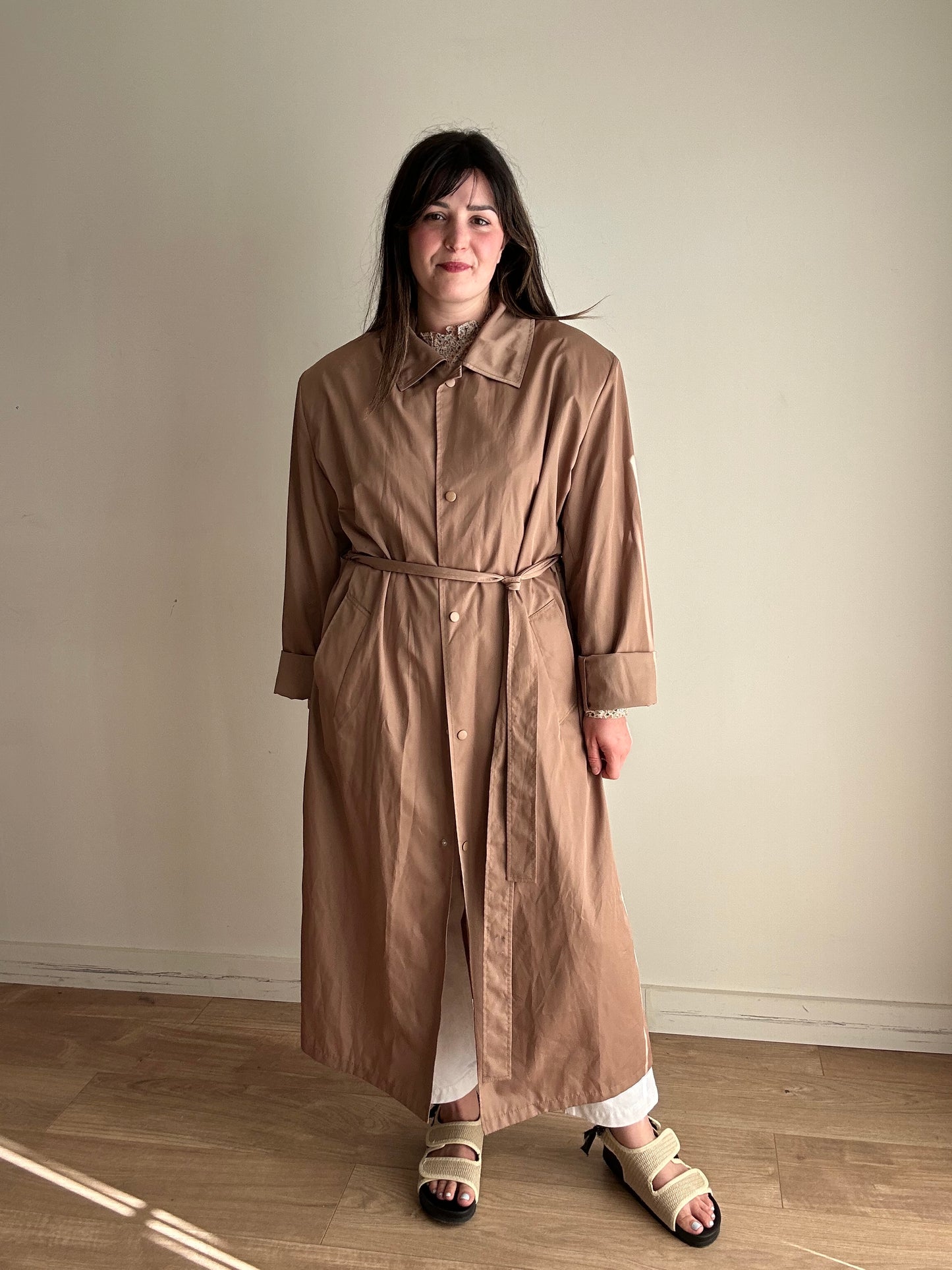 The Frankie Shop Lightweight Trench Coat, XS/S