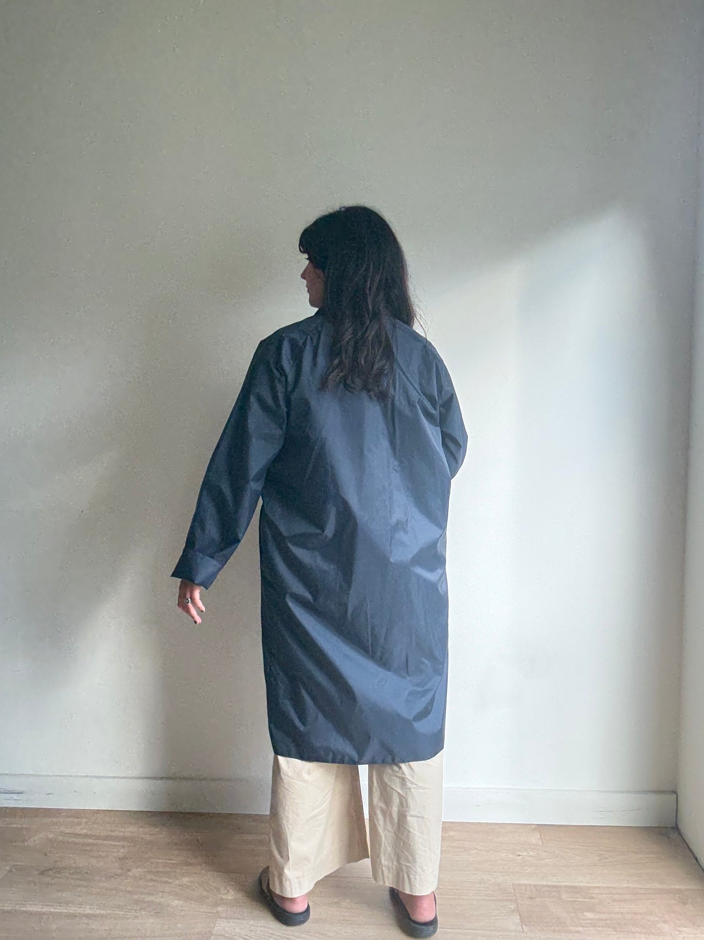 Vintage 'Nicholls of London' Waterproof Over Coat, L
