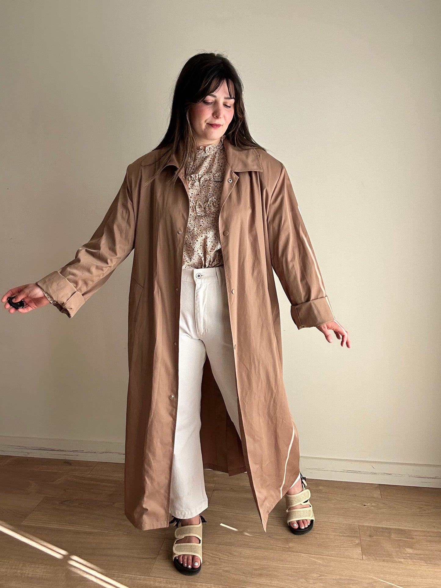 The Frankie Shop Lightweight Trench Coat, XS/S