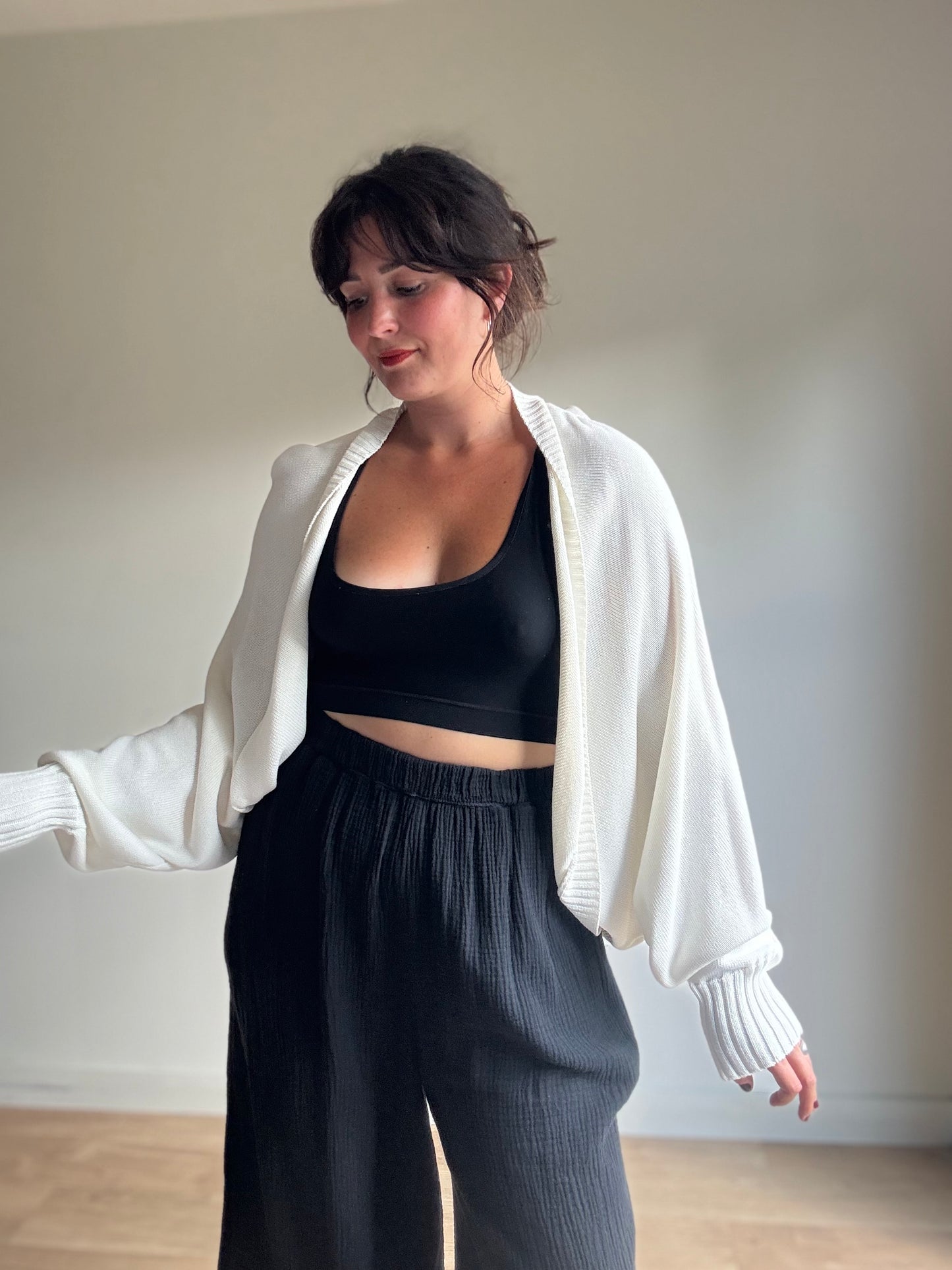 DKNY Open Cardigan, Large