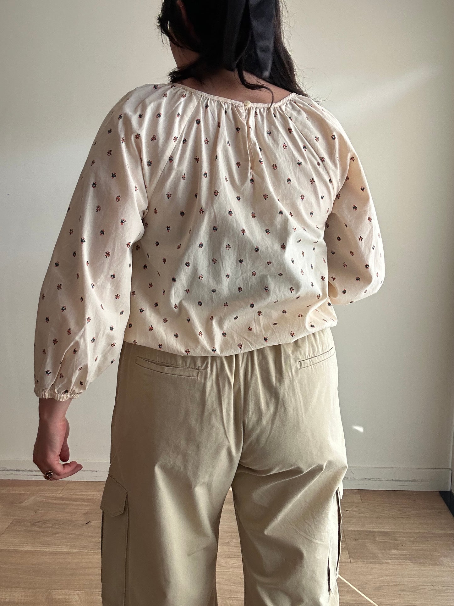 Madewell Cotton Floral Top, M