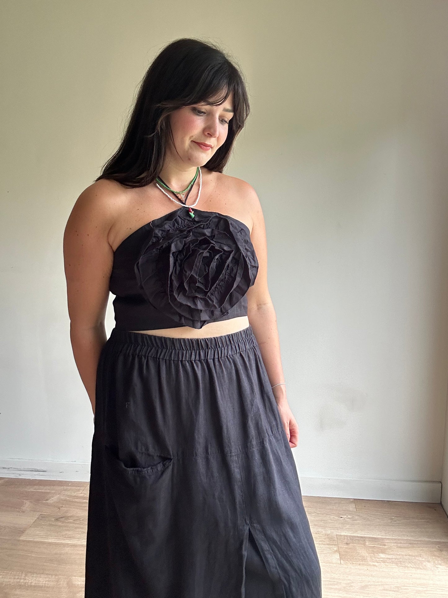 Zara Ruffle Flower Top, XL