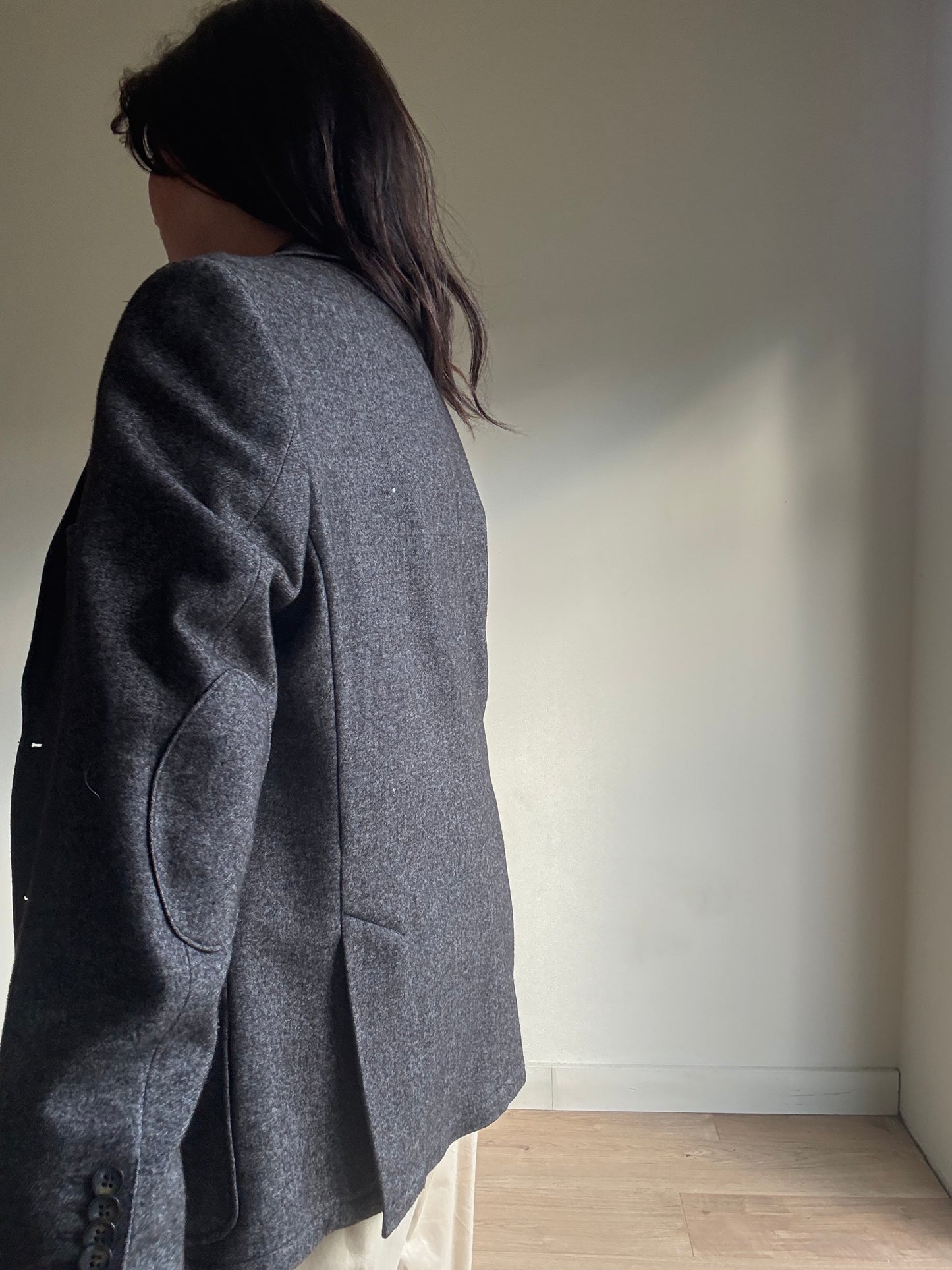 Vintage Wool Mix Blazer, L