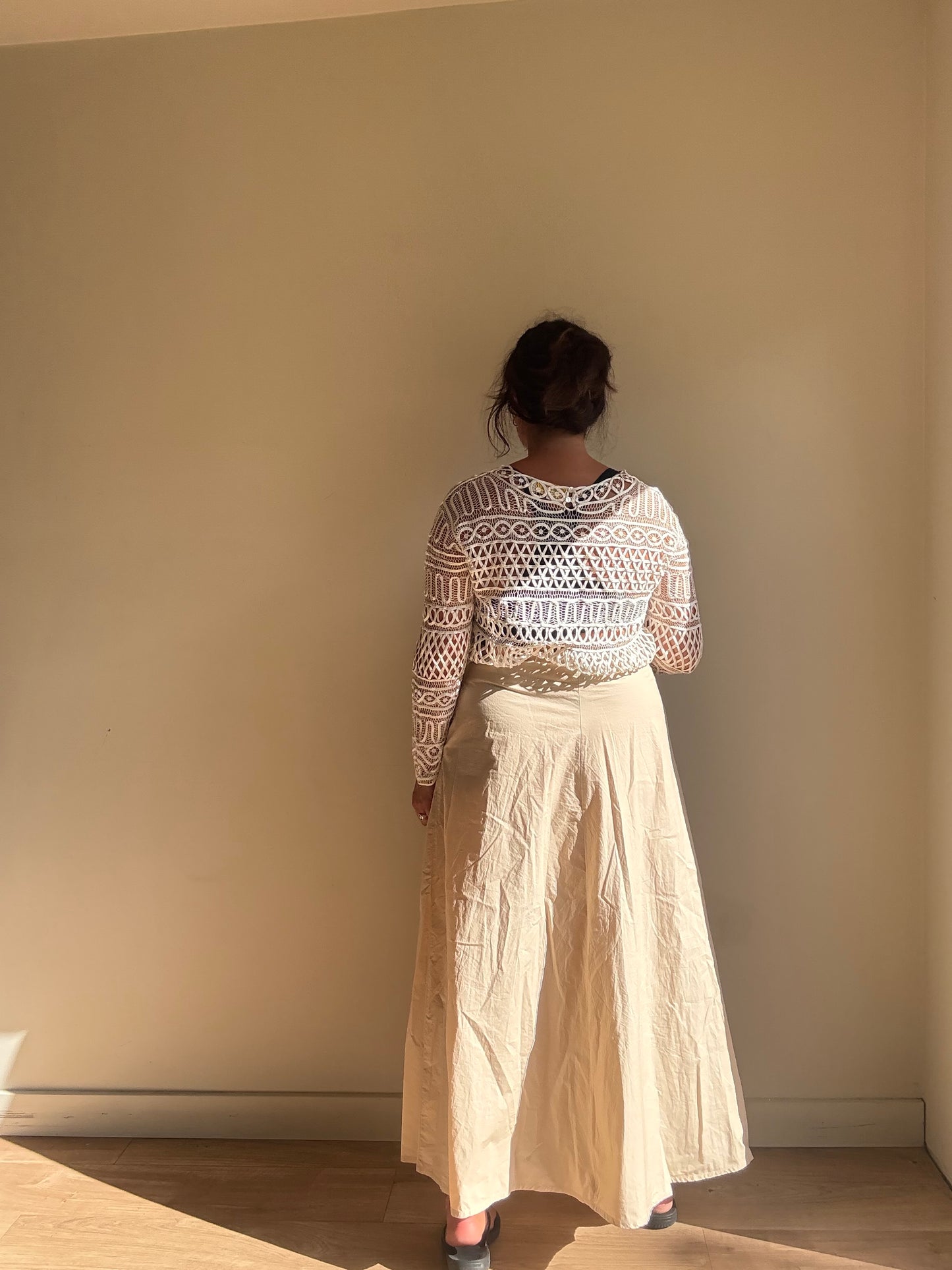 H&M Cotton Maxi Skirt, XS