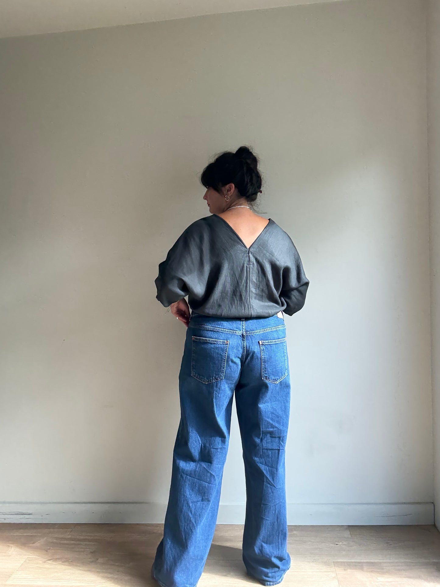 Zara Wide Leg Full Length Jeans, 16