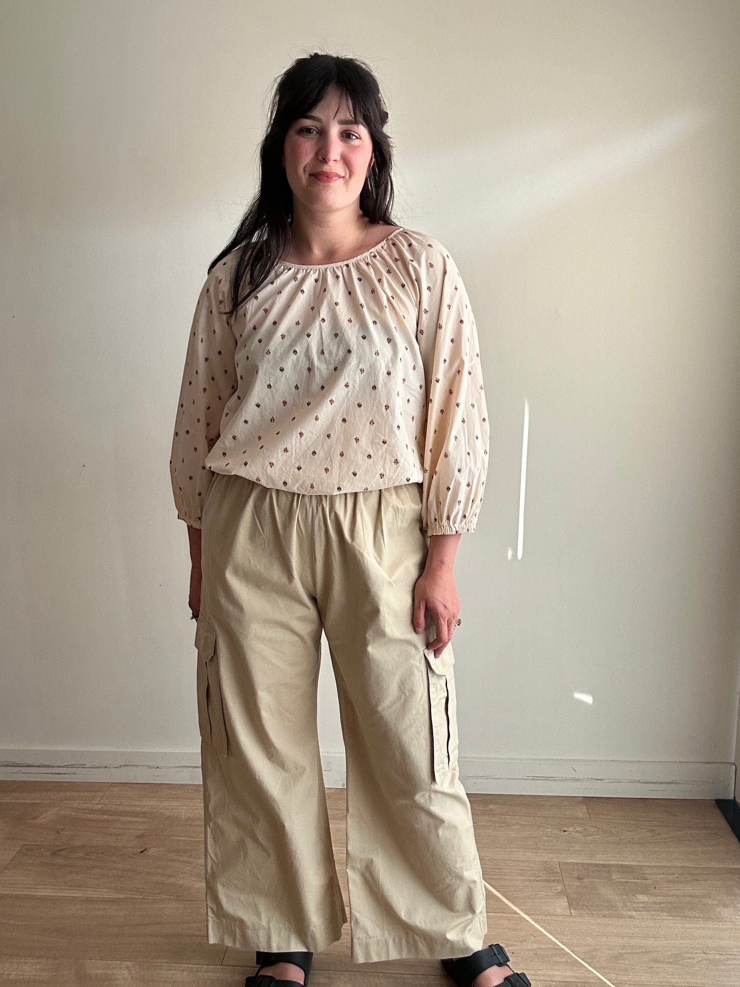 Madewell Cotton Floral Top, M
