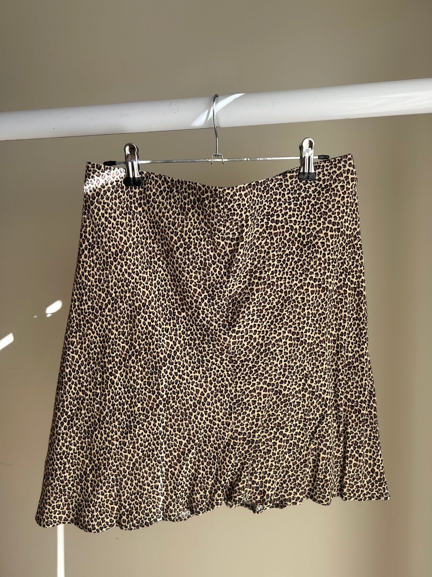 Leopard Whistles Bias Mini Skirt, 10