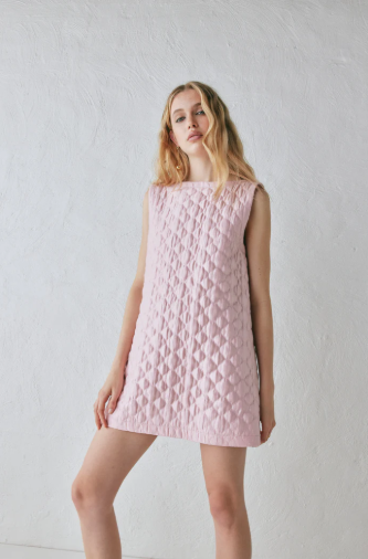 VRG GRL NEW Leo Quilted Mini Dress, 10