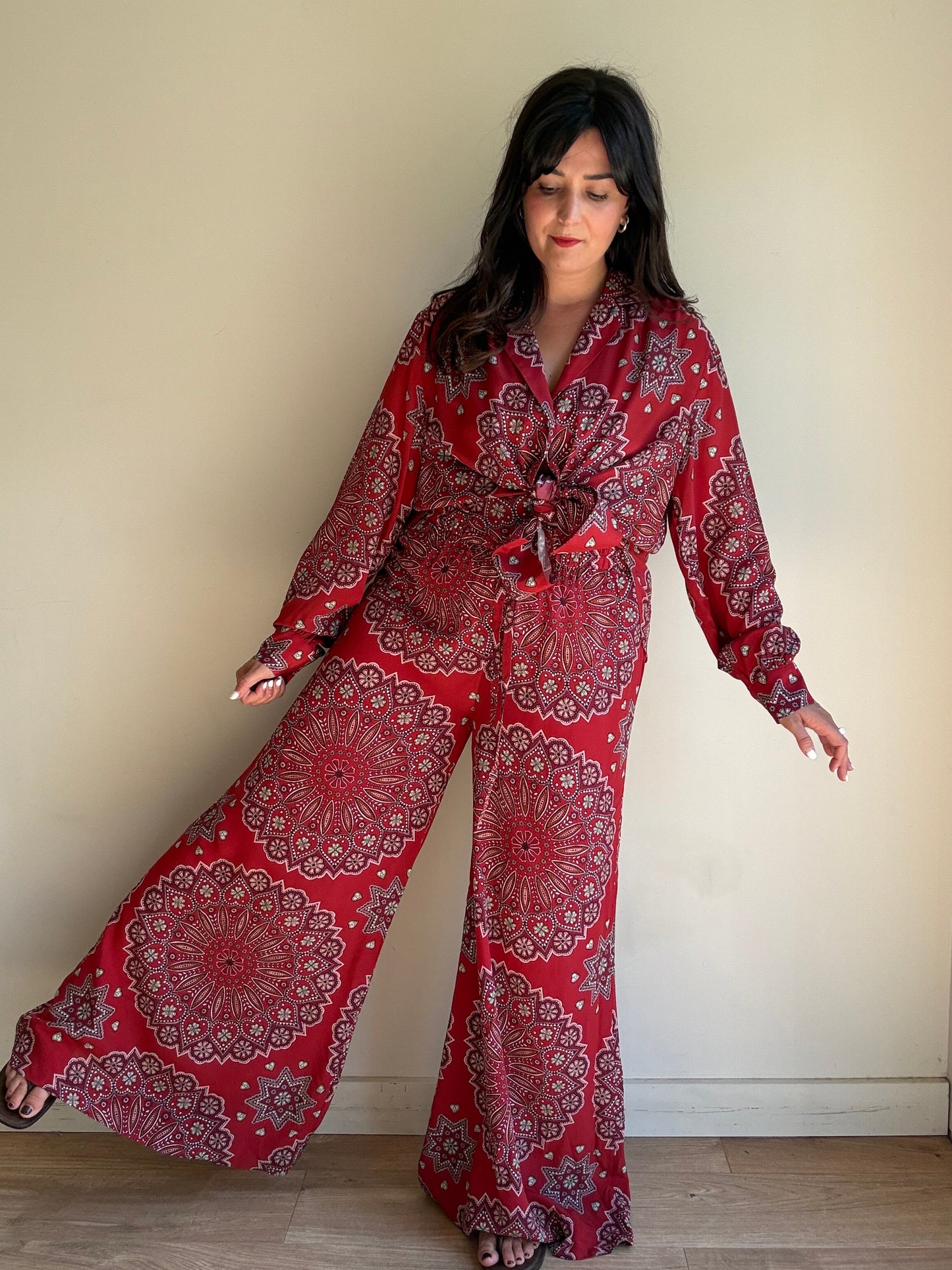 NEW Hayley Menzies Pure Silk Co-Ord, XL