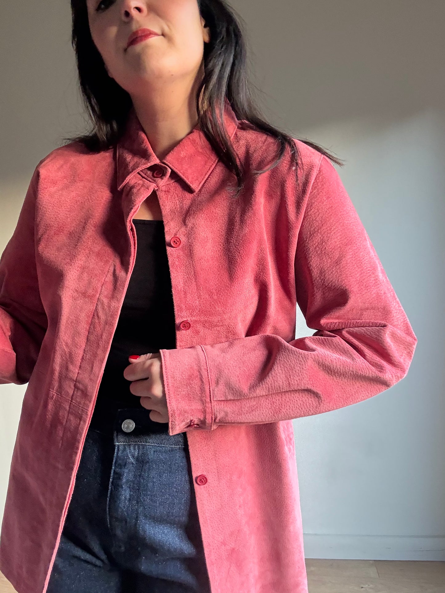 Vintage Genuine Suede Jacket, S/M