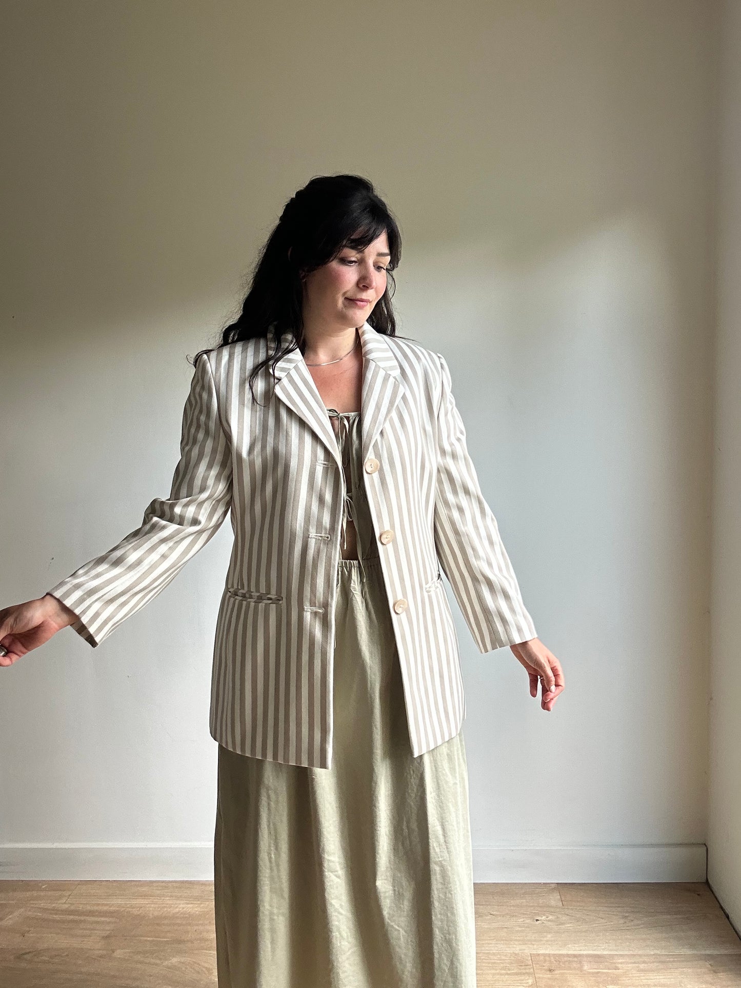 Vintage St Michaels Candy Stripe Blazer, 14