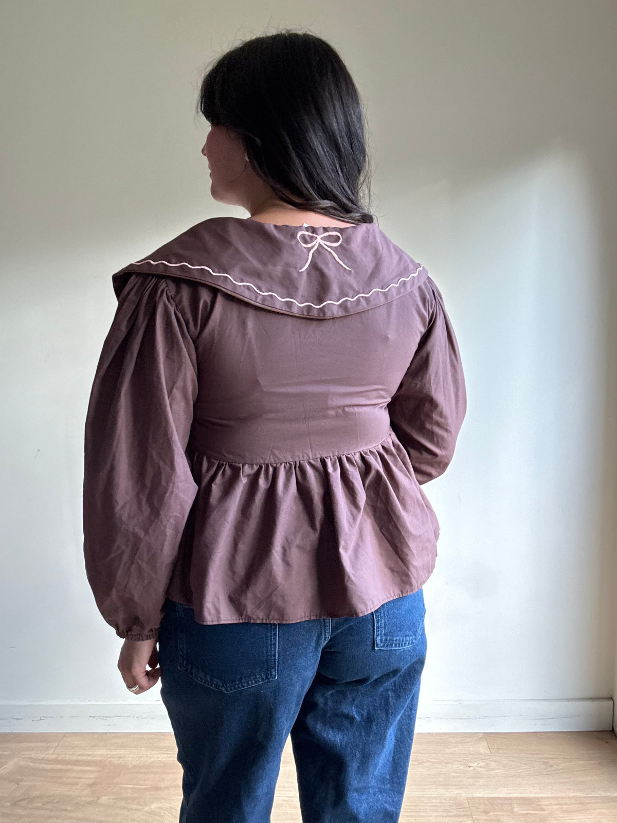 Made by SJP Embroidered Handmade Blouse, S/M