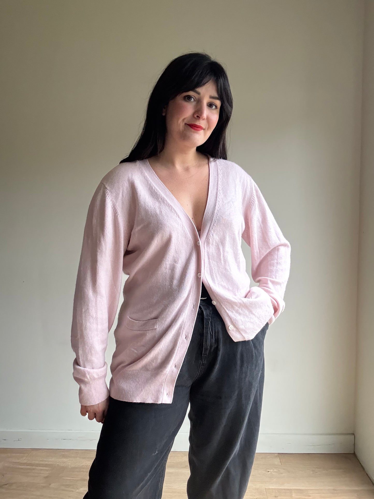 Artigiano Silk & Cashmere Cardigan, L