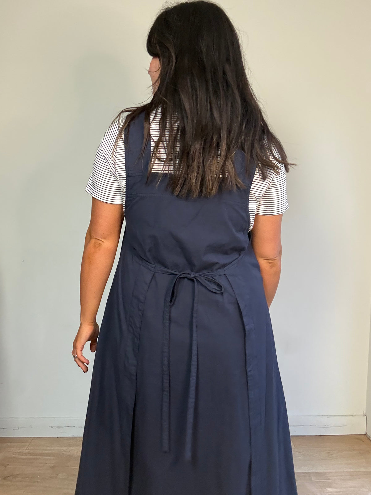 Toast Tie Sides Apron Dress, S/M