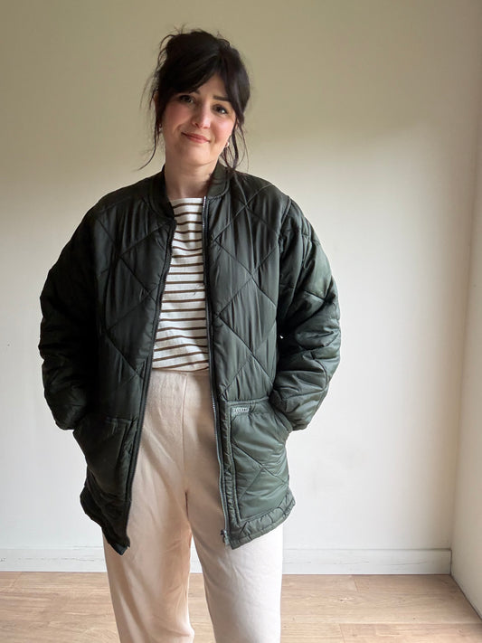 Vintage Regatta Quilted Zip Up Liner Style Jacket, S