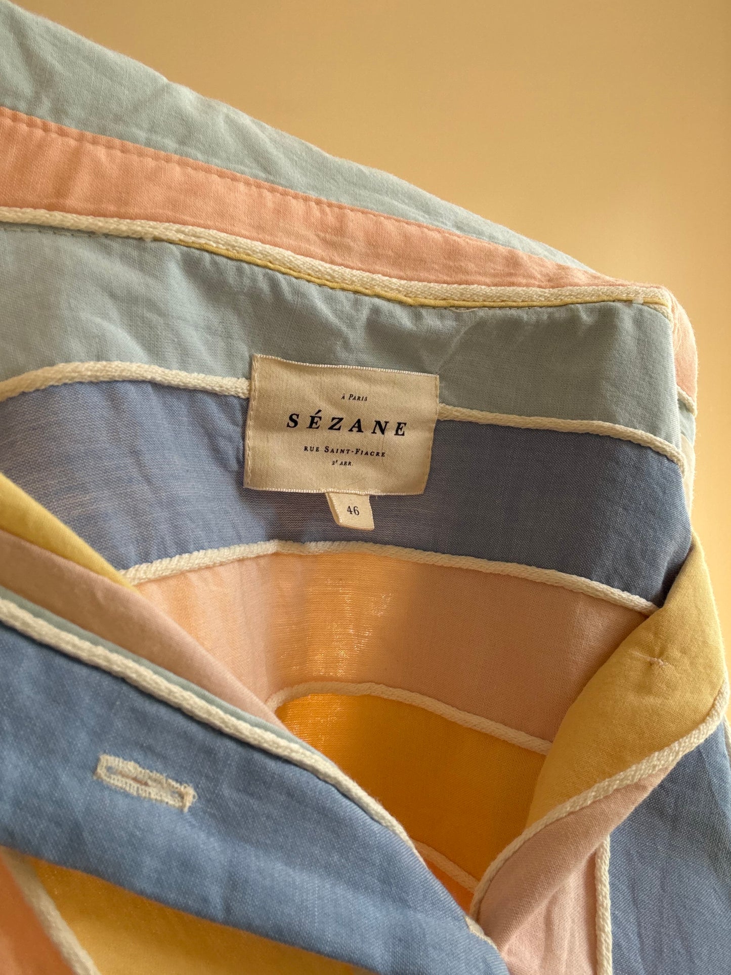 Sezane Stripe Shirt, 46