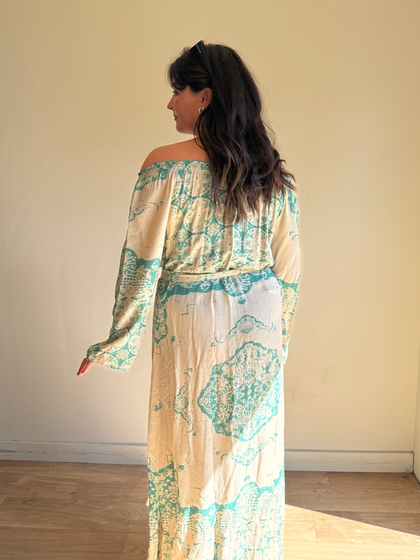 Tribe and Fable Printed Floaty Maxi Dress, One Size