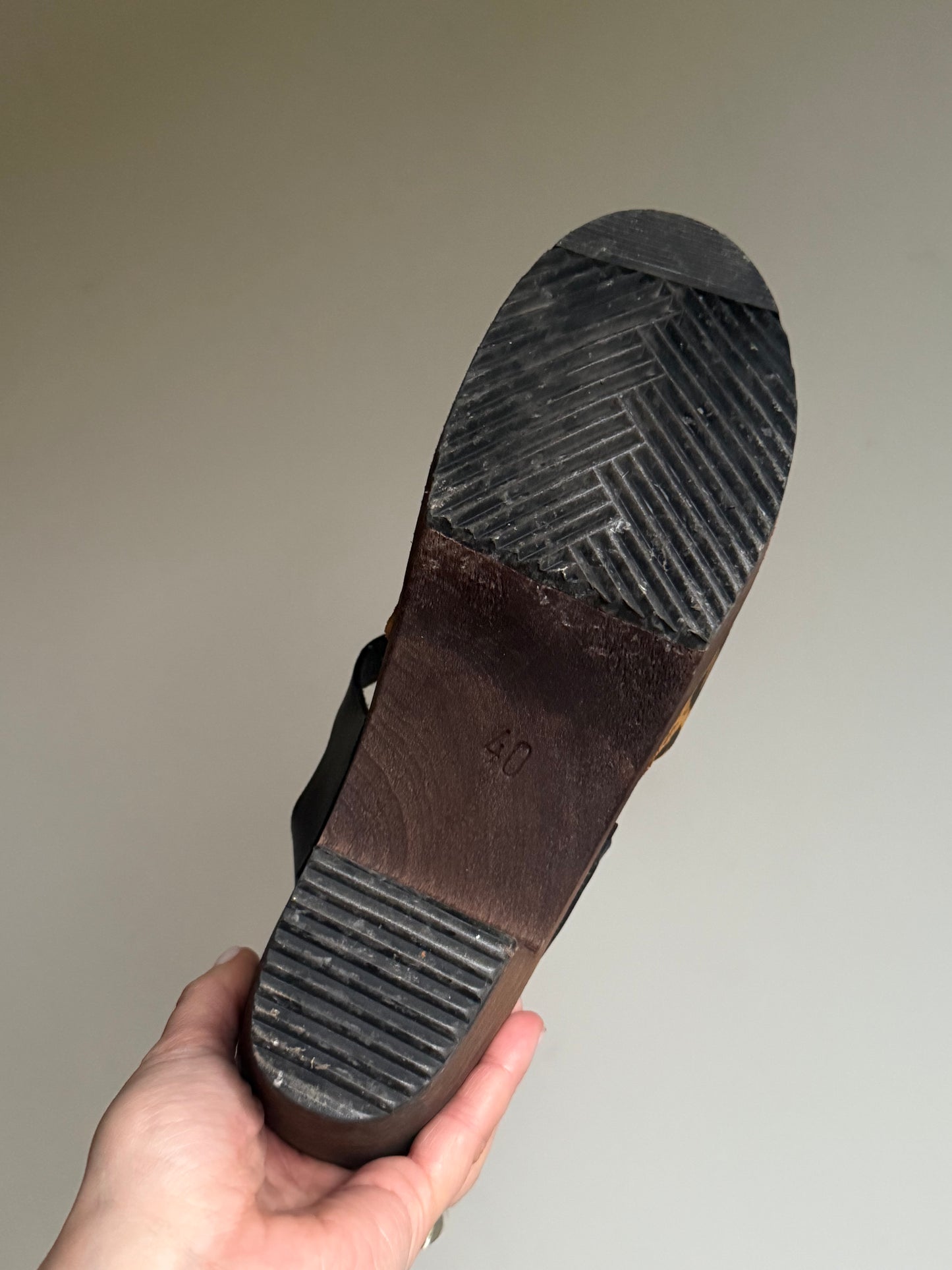 Leopard Lotta’s Clogs from Sweden, 40