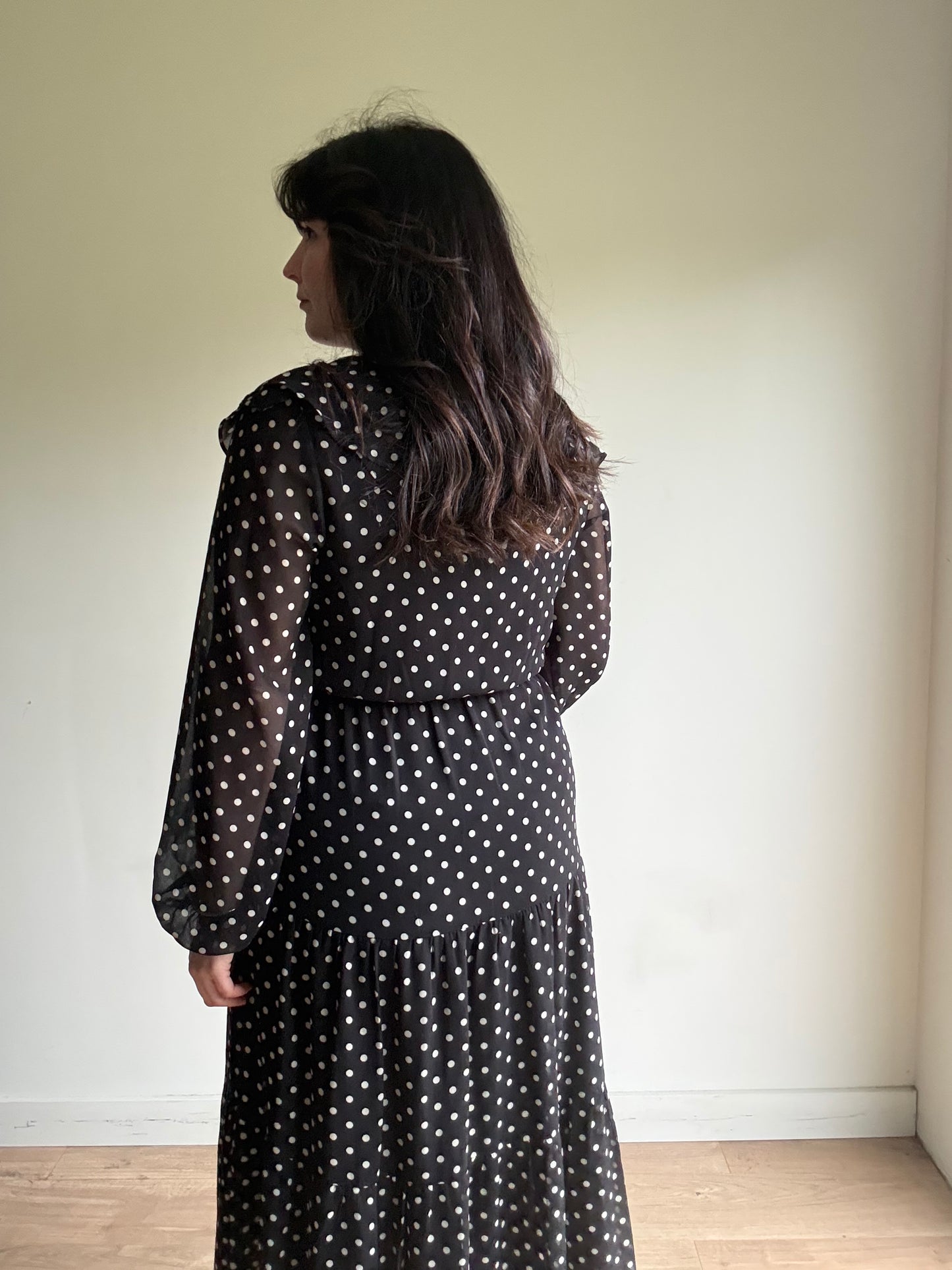 Albaray Polka Dot Ruffle Dress, 10