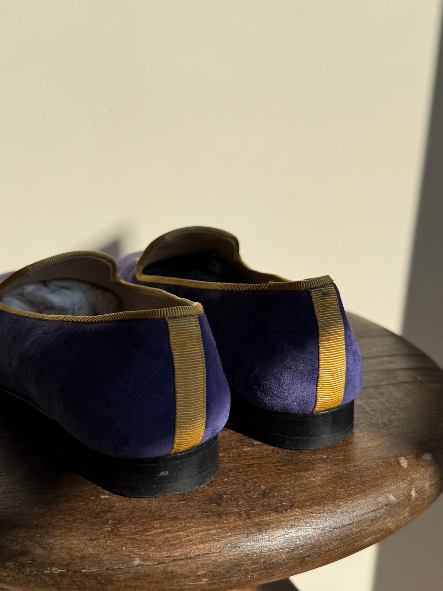 Penelope Chilvers Suede Palm Tree Loafers, 36