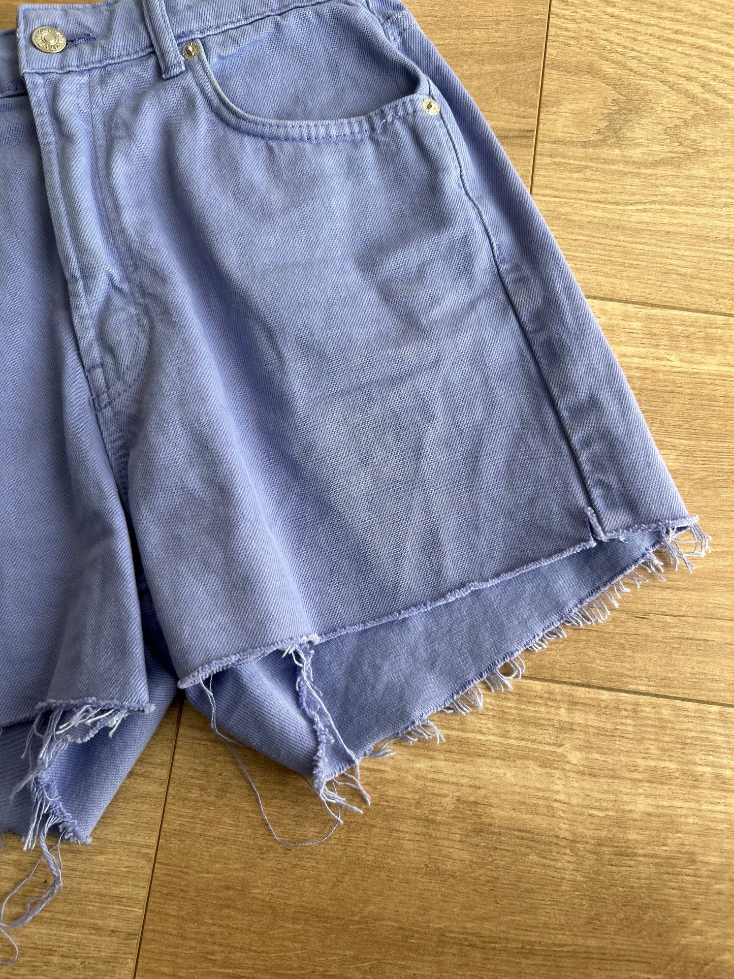 Zara Cut-Off Jean Shorts, 10