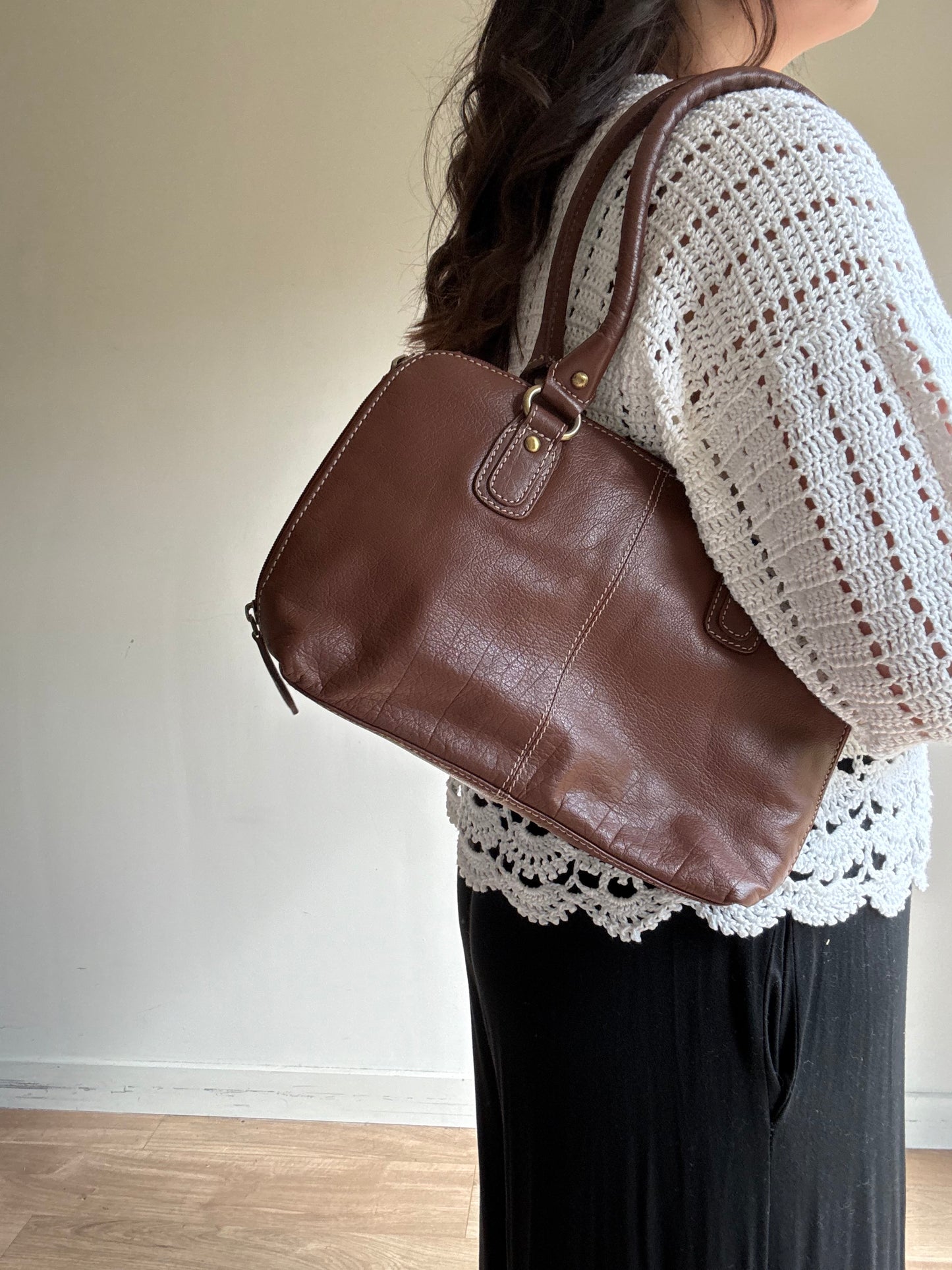 Leather Vintage 00's Shoulder Bag