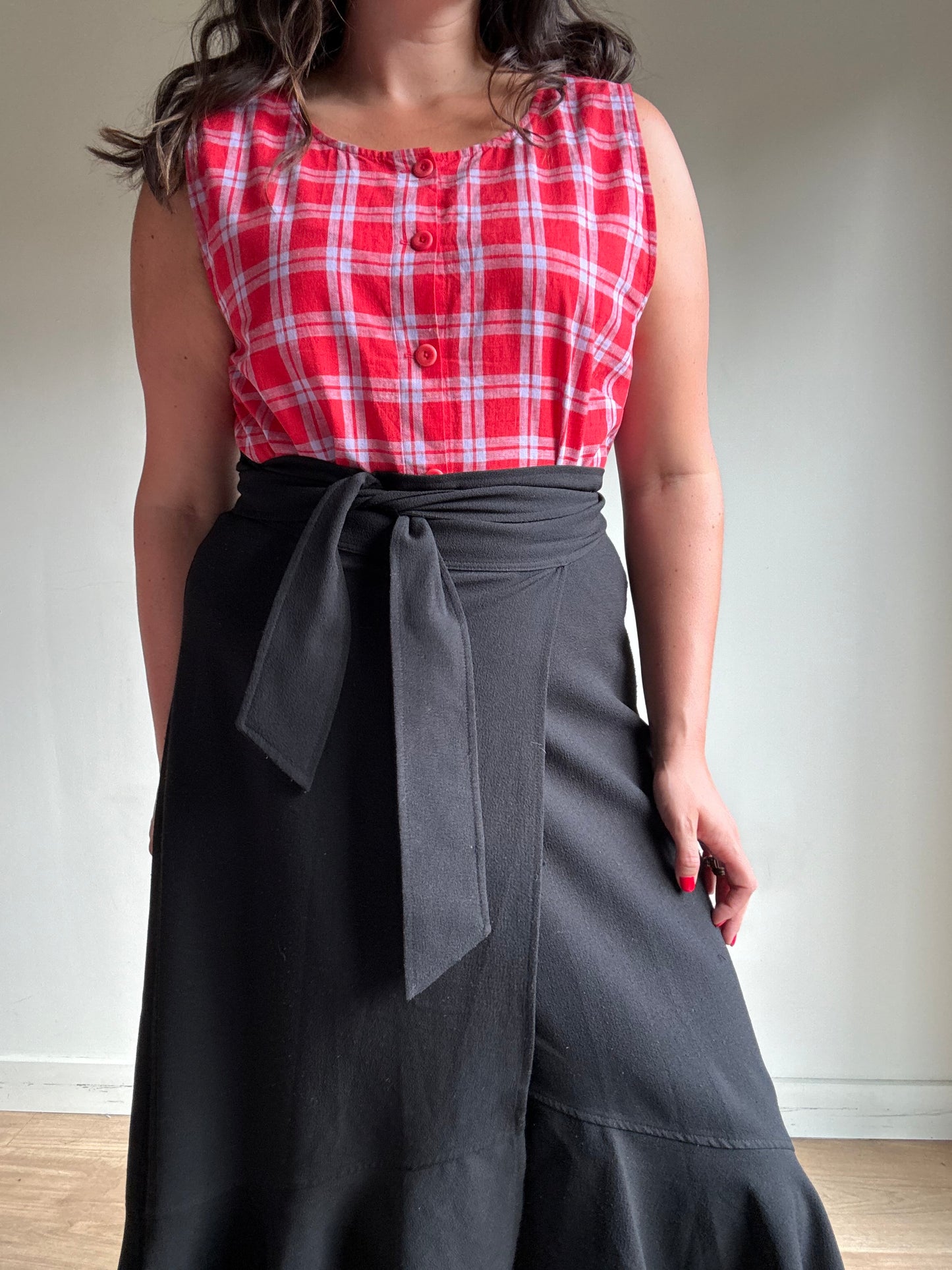 Ganni Frill Wrap Skirt, 40