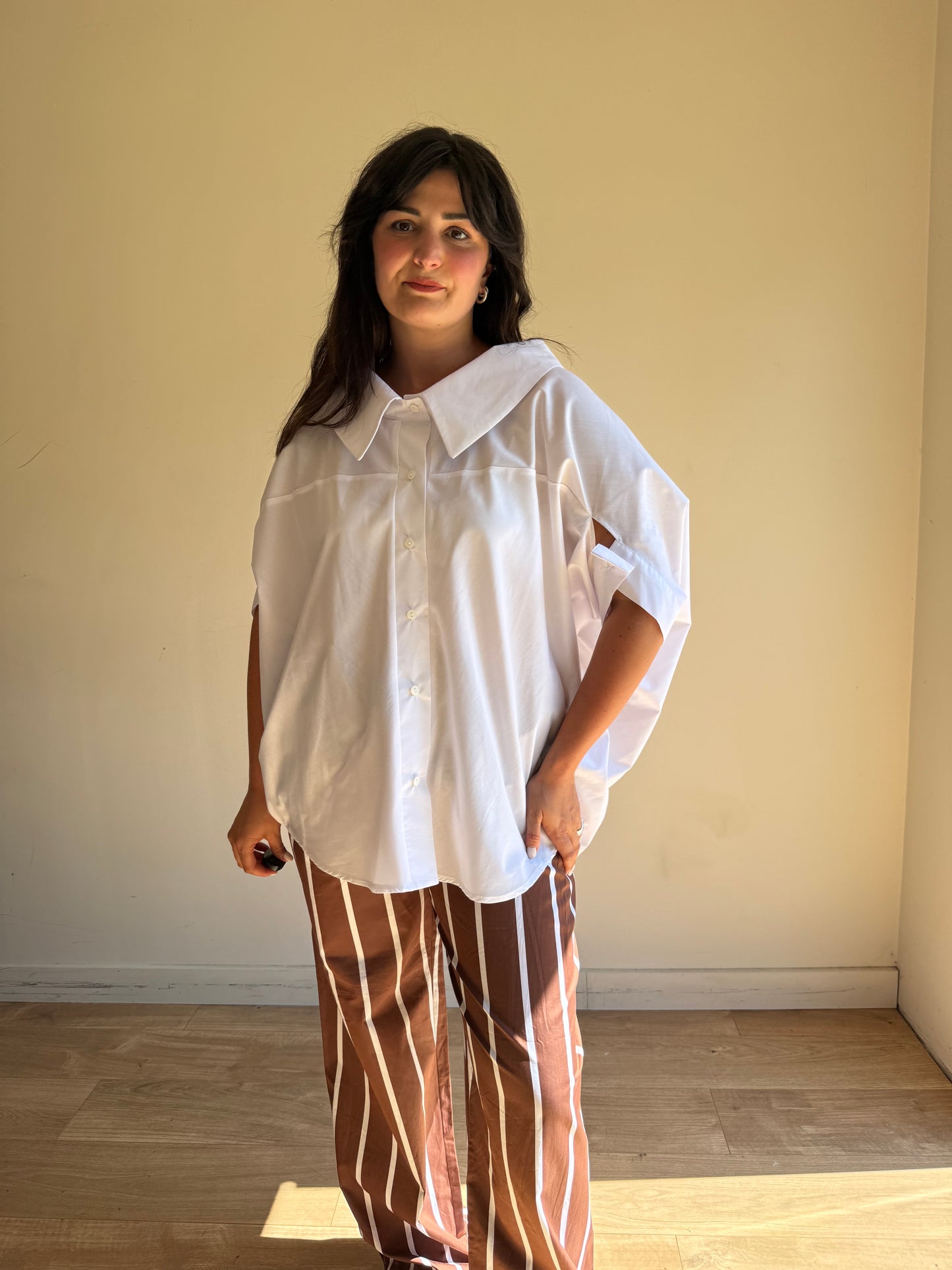 Studio Mariya Open Back Shaped Shirt, XL