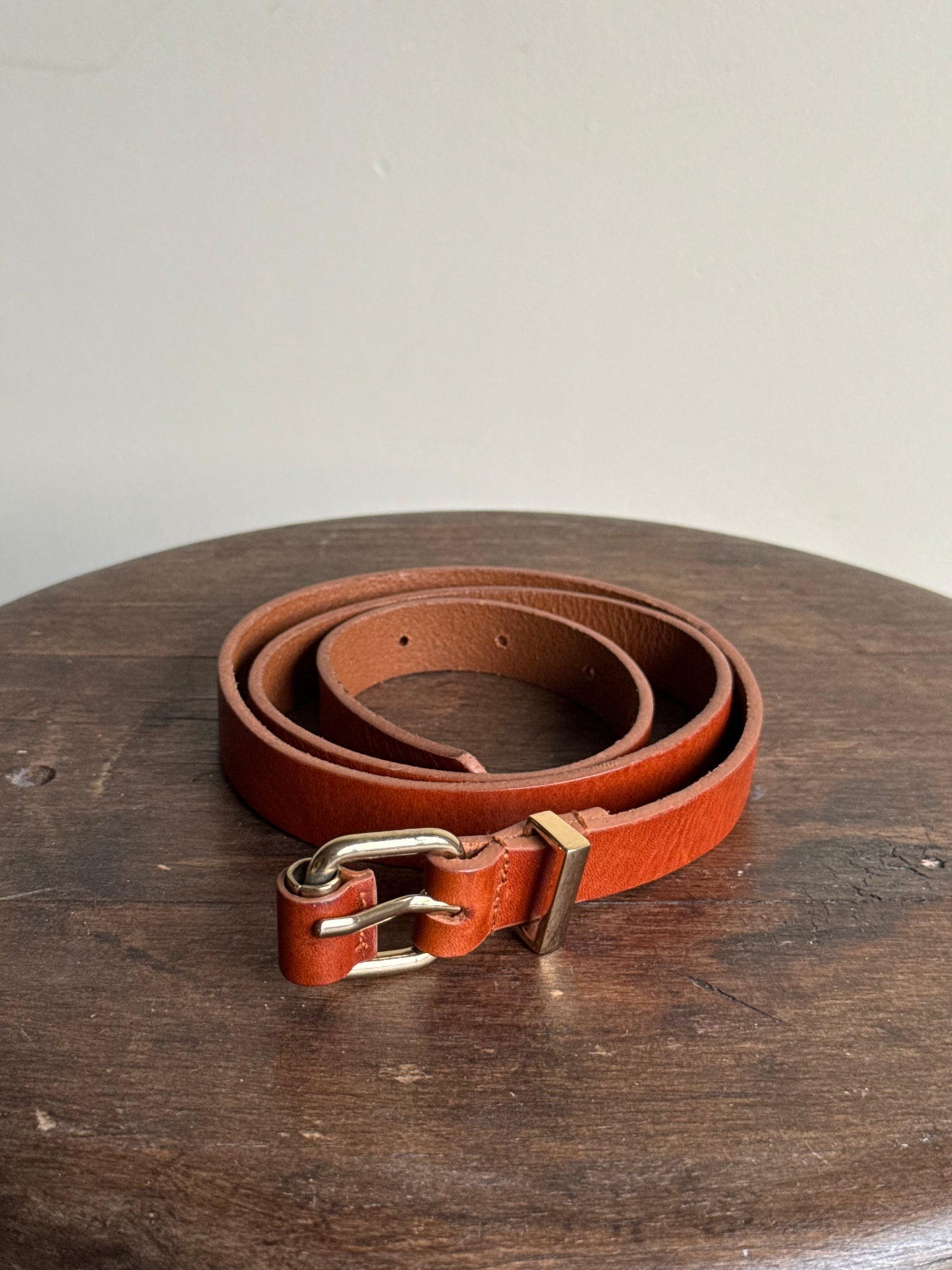 Whistles Leather Slim Belt, S