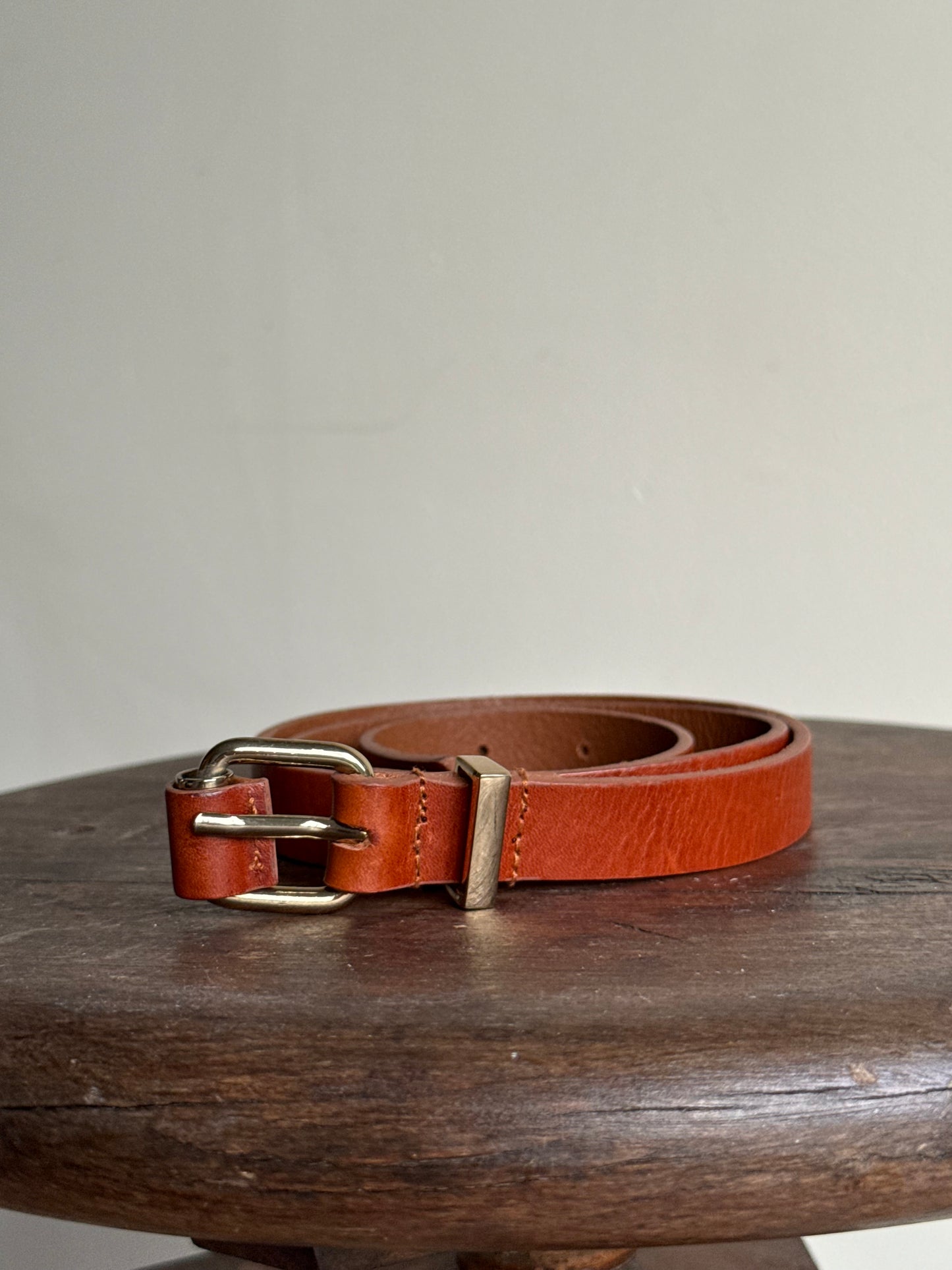 Whistles Leather Slim Belt, S