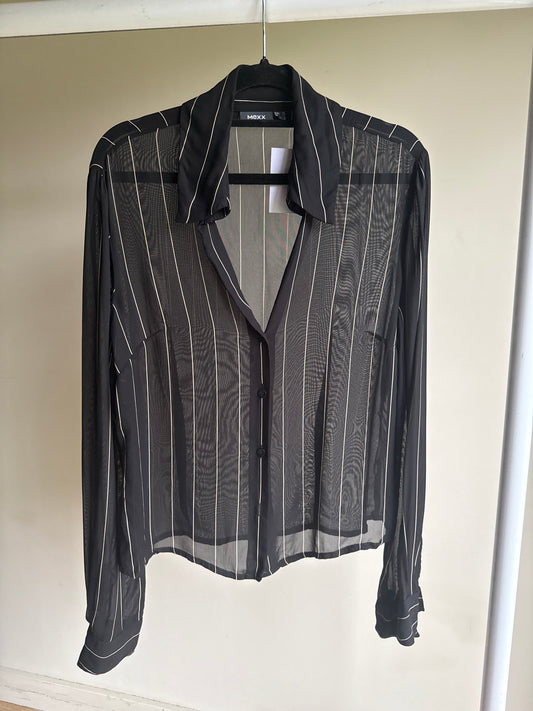 Vintage Mexx Pinstripe Shirt, 10-12