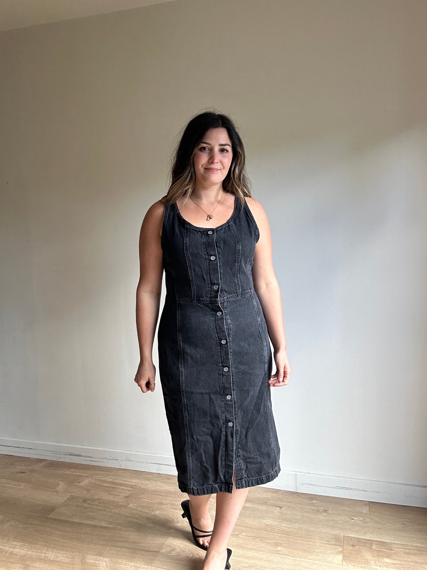 Levis Denim Button Down Dress, L