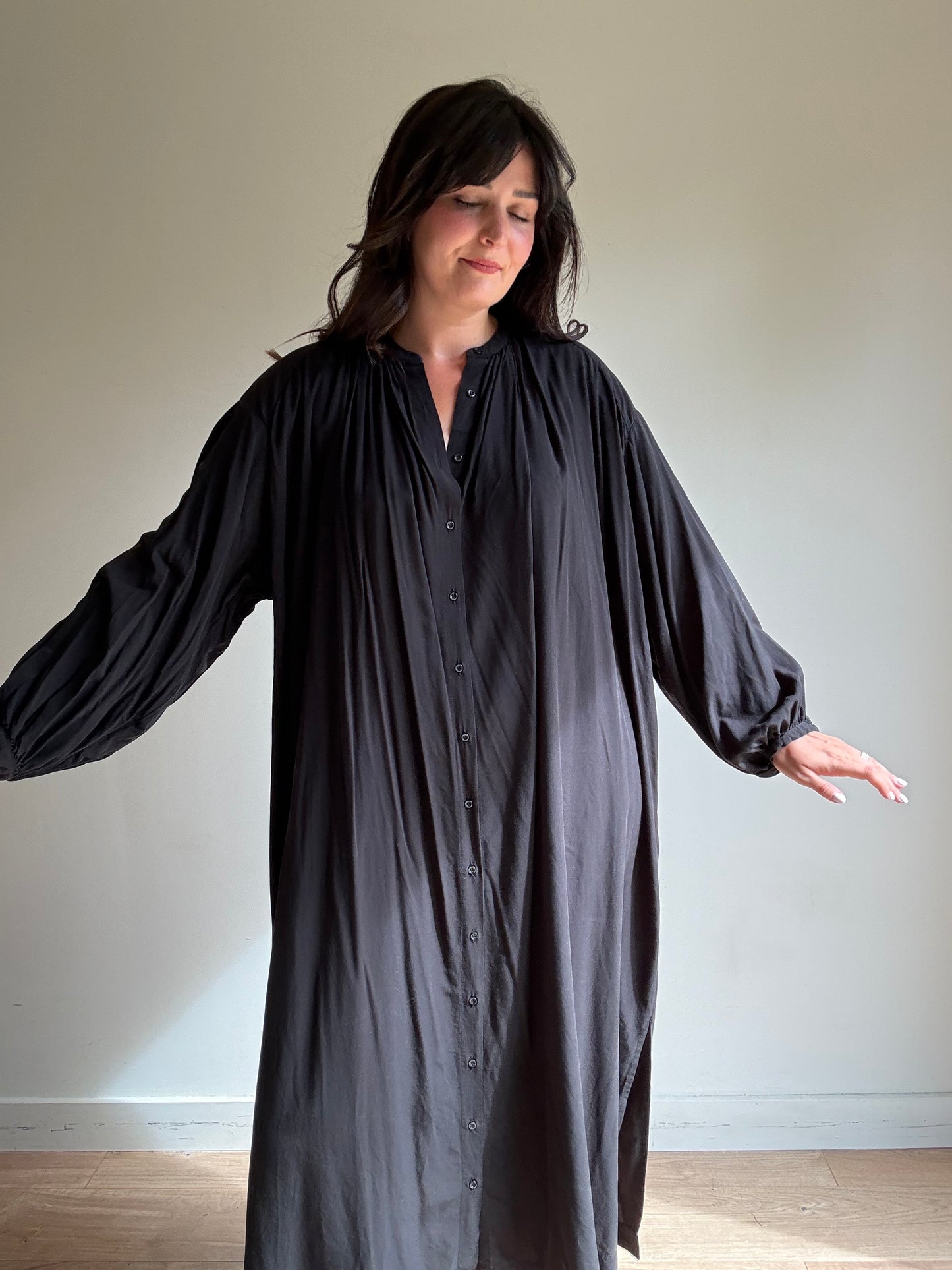 Doen Button Up Floaty Dress, M