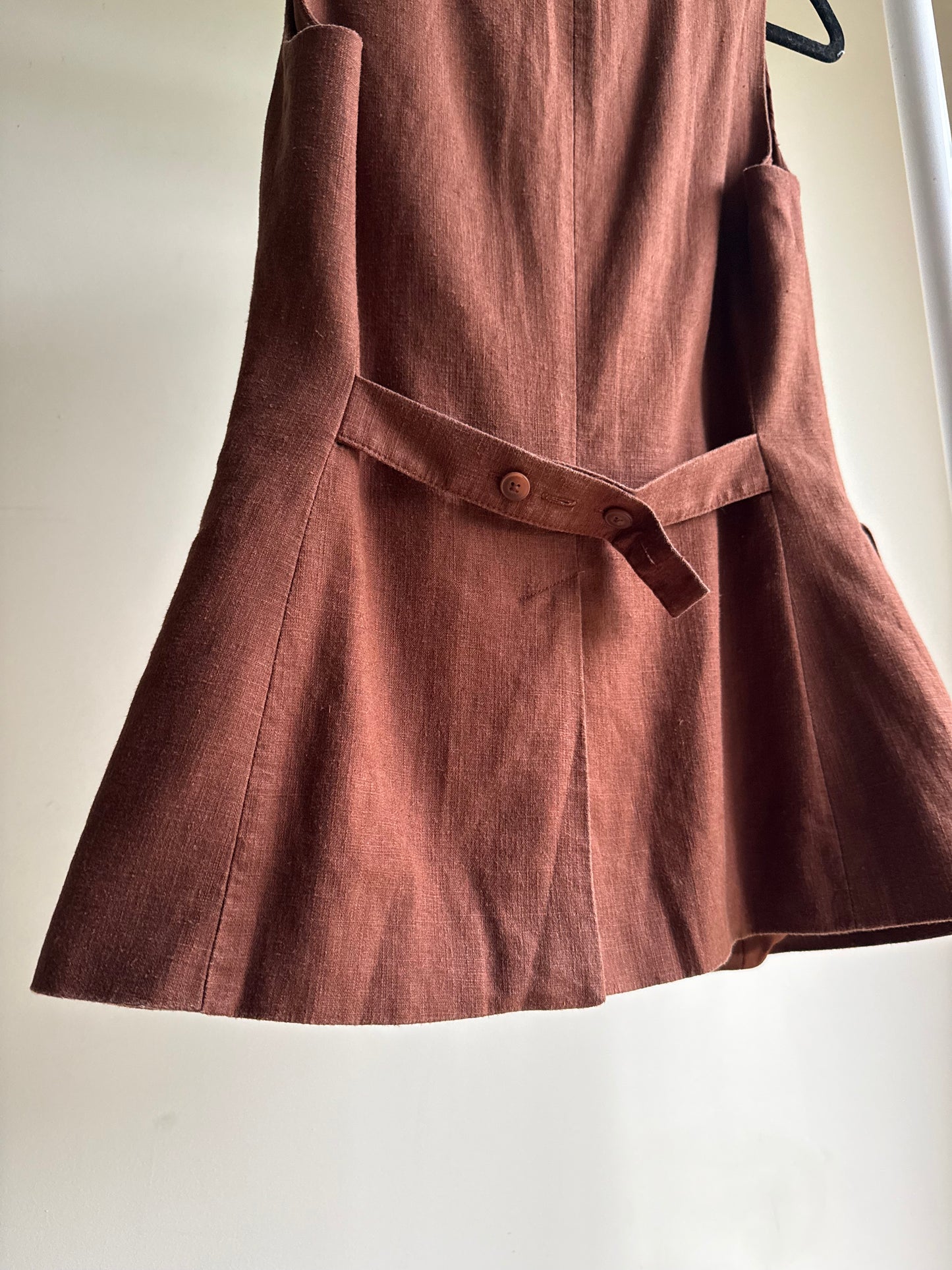 M&S Linen Mix Waistcoat, 8
