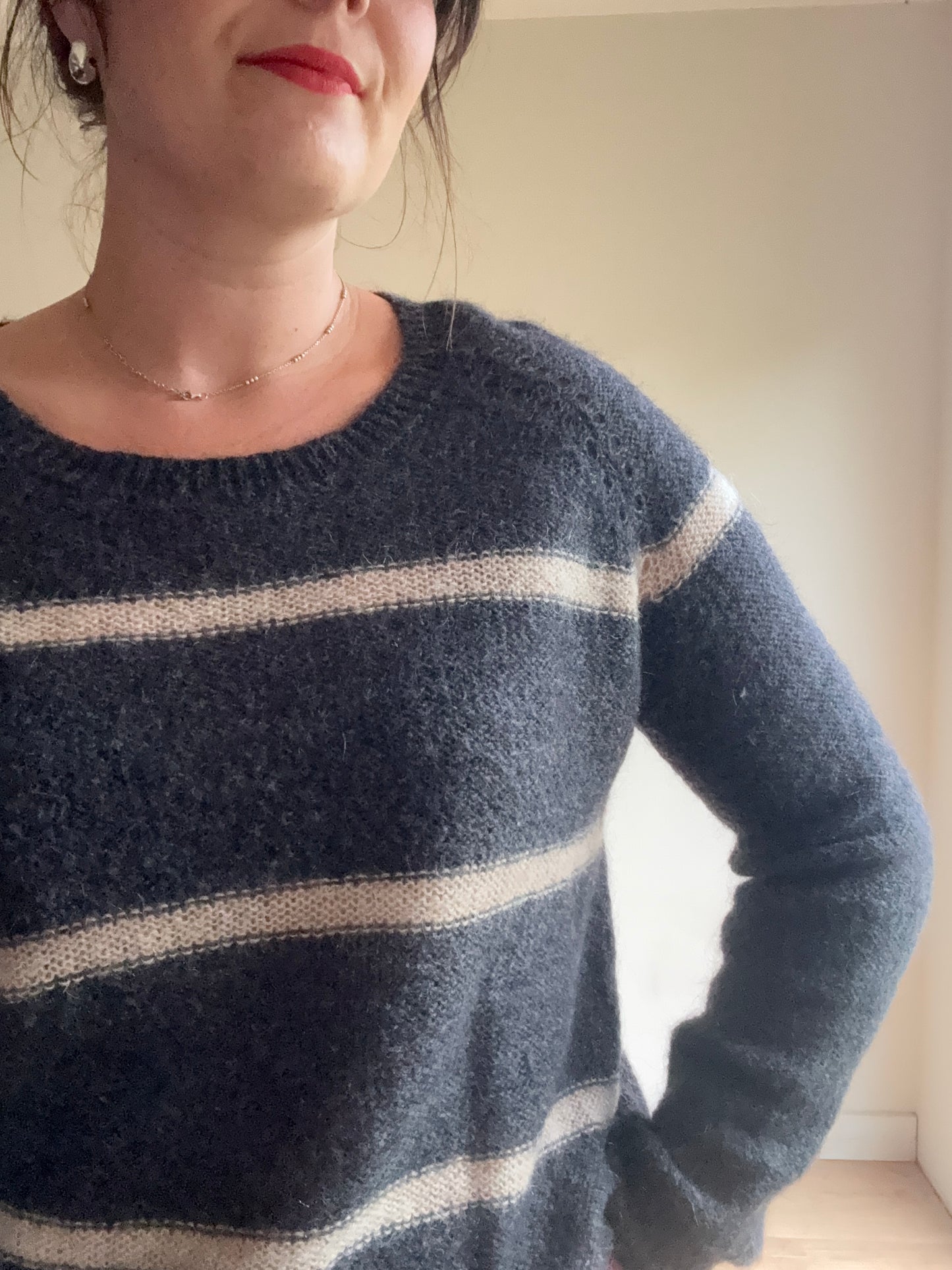 Bellerose Mohair Stripe Jumper, M