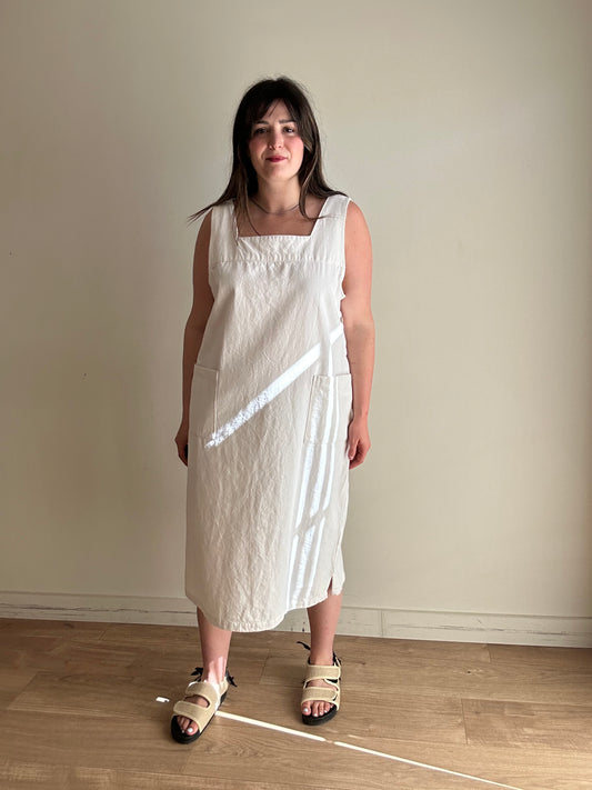 White Stuff Cotton Twill Pinafore Dress, 16