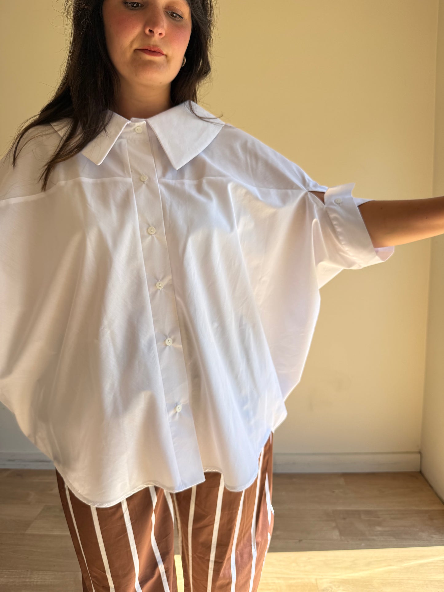 Studio Mariya Open Back Shaped Shirt, XL