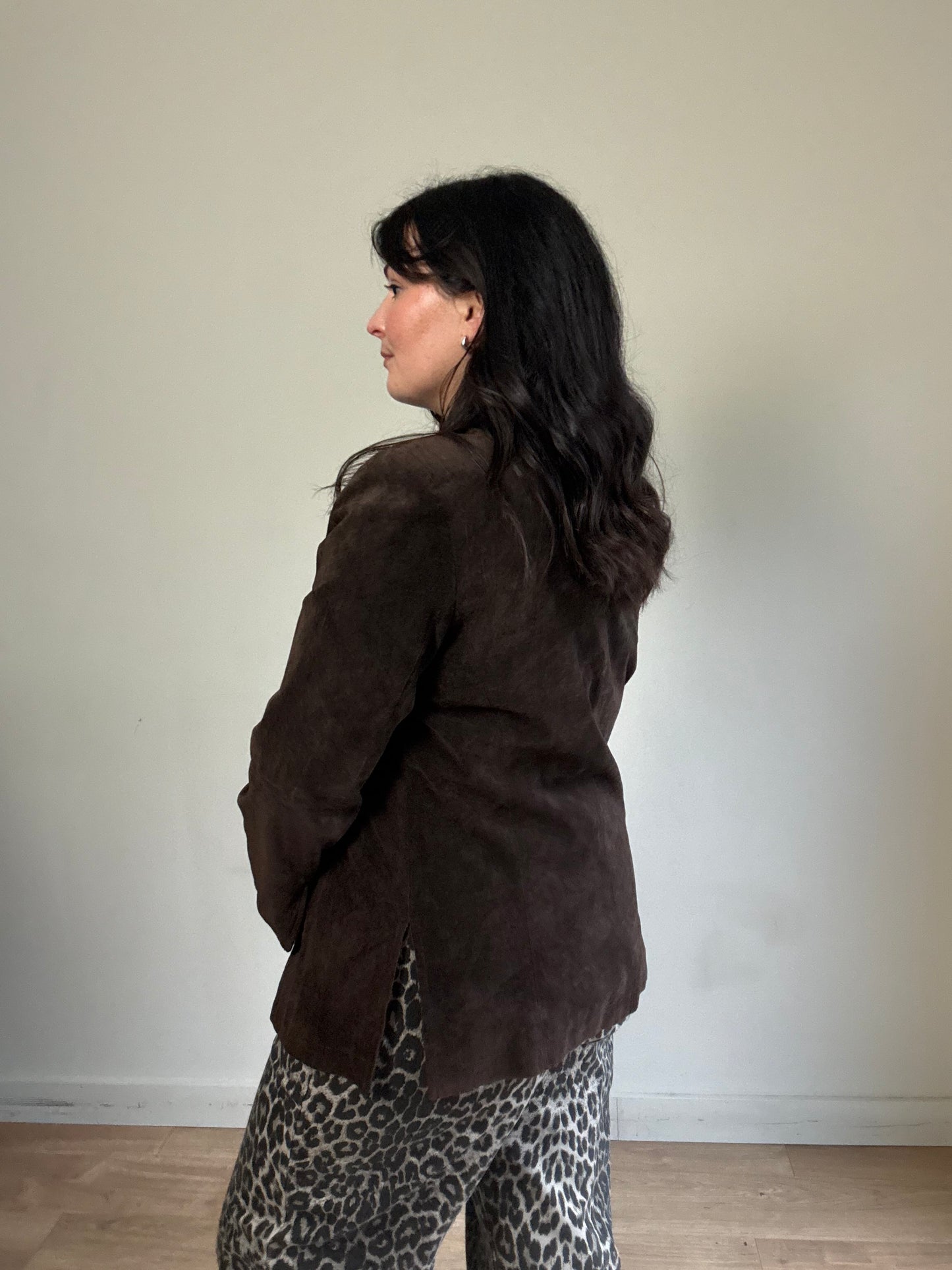 Vintage Suede Shirt Jacket, S/M