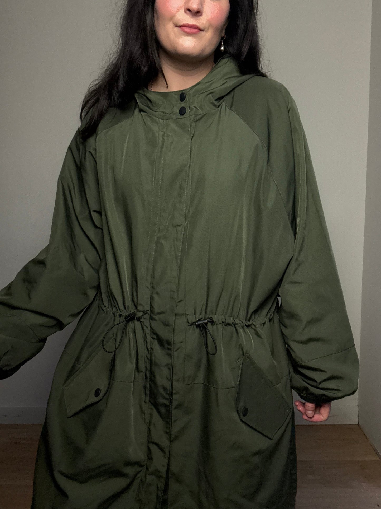 KIN Lined Hooded Parka Coat, XL