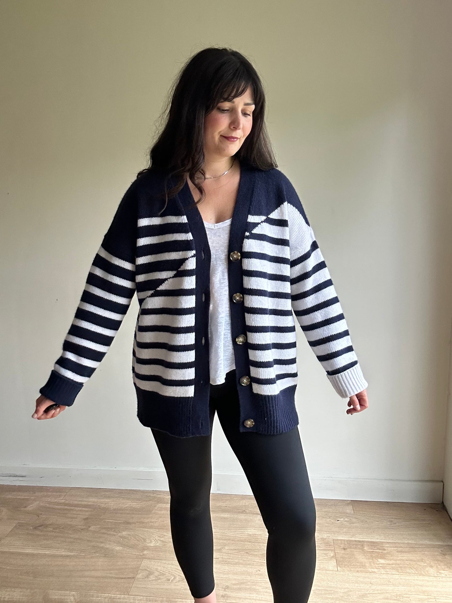 La Ligne Wool & Cashmere Cardigan, L