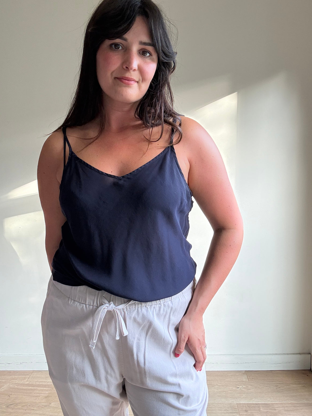 J Crew Pure Silk Cami, M