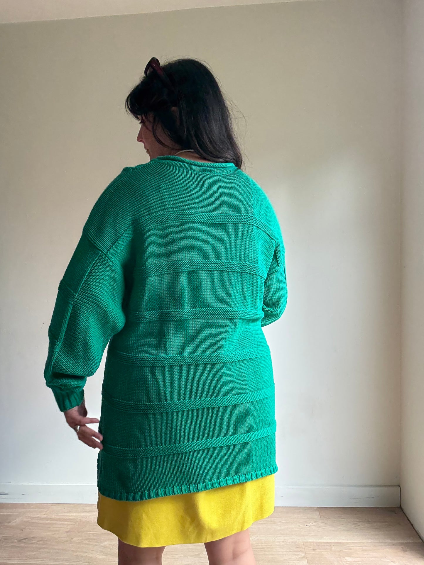 Betty Barclay Vintage Cable Knit Long Jumper, L/XL